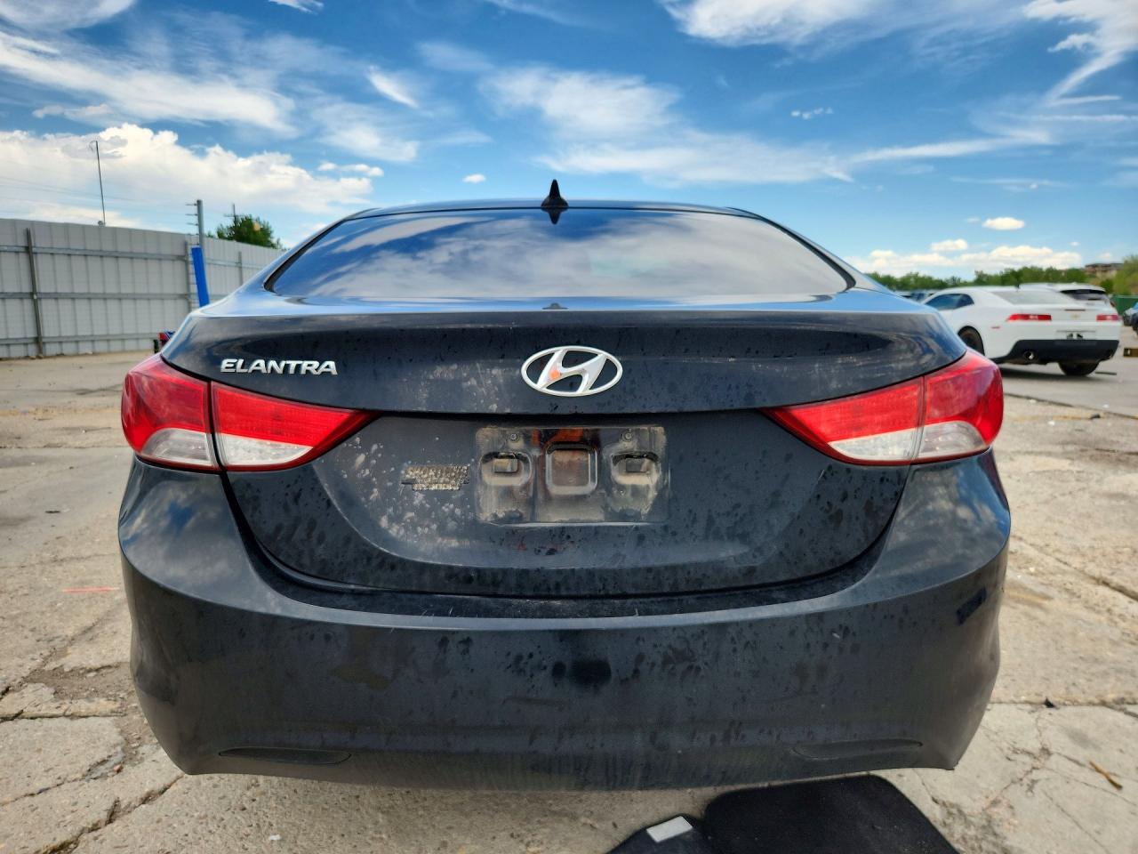 2013 Hyundai Elantra Gls Черный vin: KMHDH4AEXDU983646
