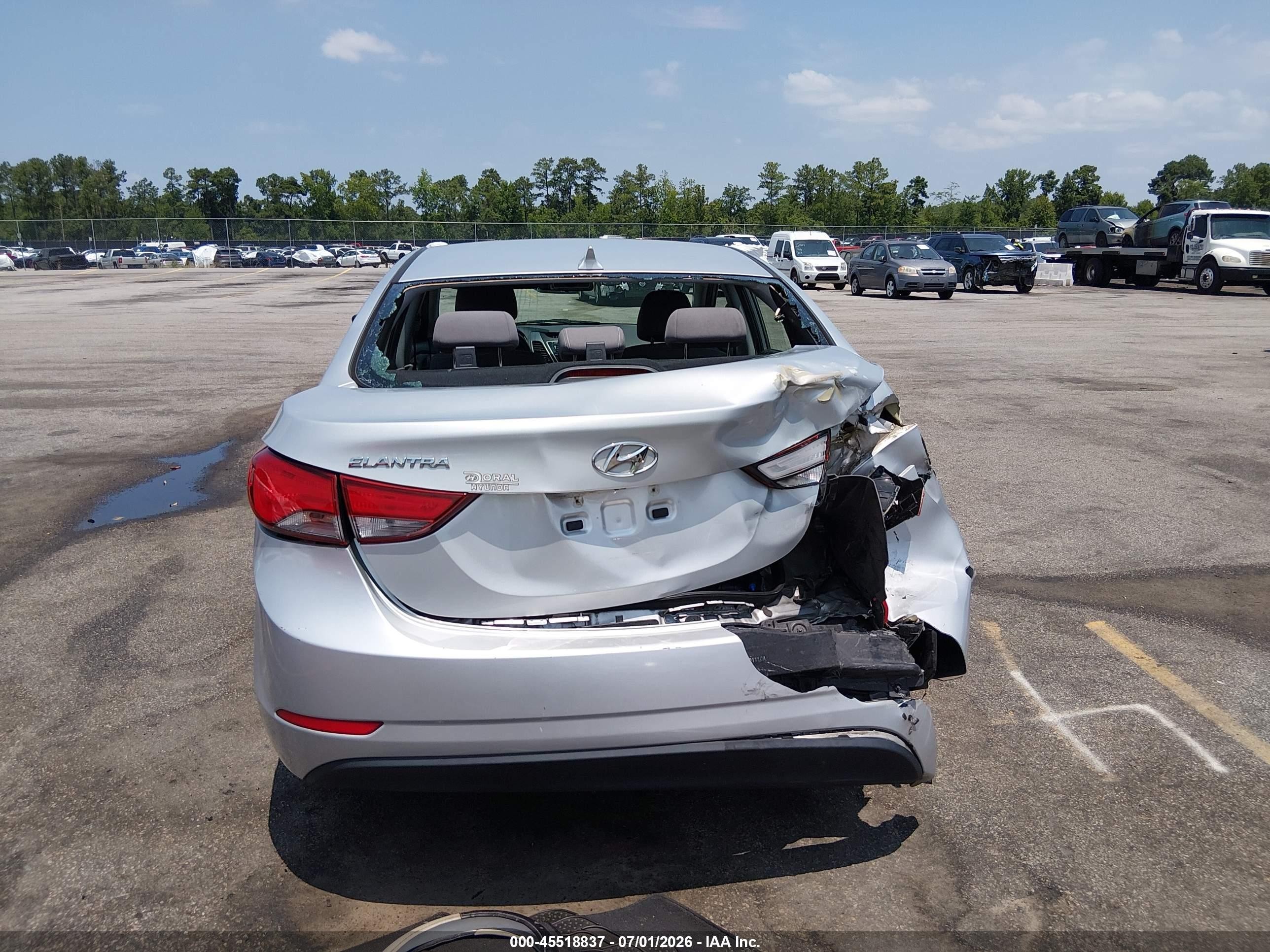 2014 Hyundai Elantra Se Silver vin: KMHDH4AEXEU038746