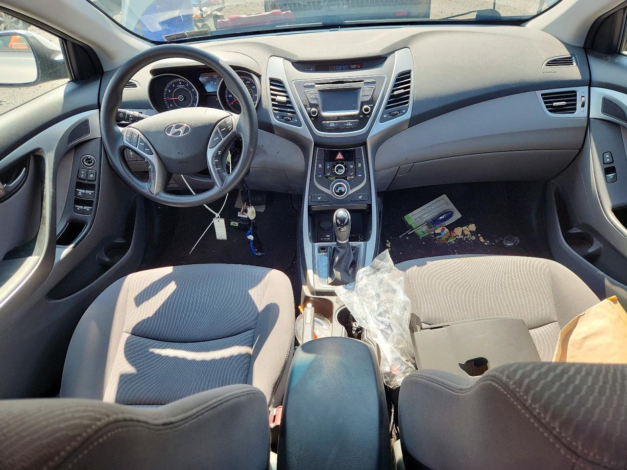 2014 Hyundai Elantra Se Silver vin: KMHDH4AEXEU048080