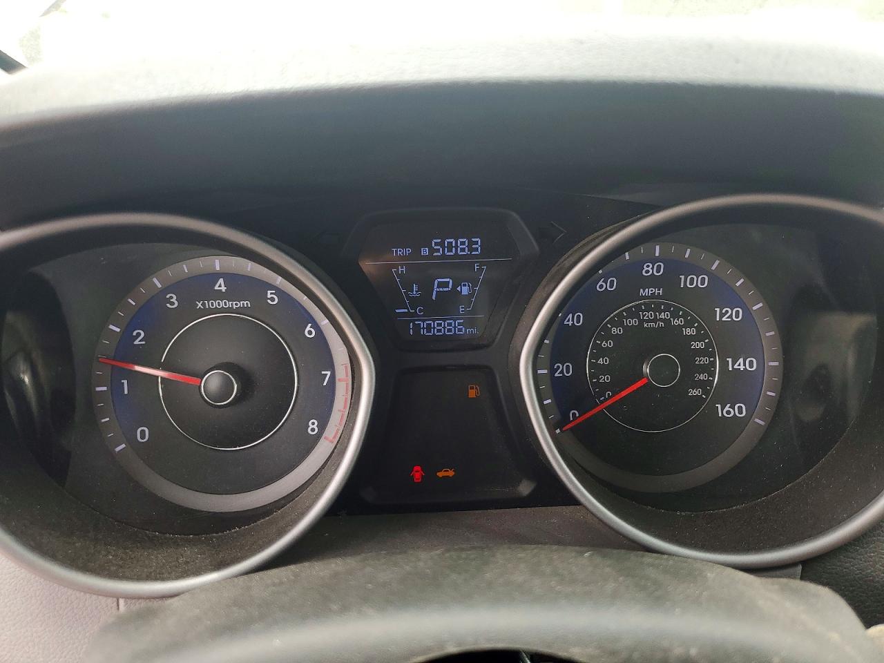 2014 Hyundai Elantra Se Gray vin: KMHDH4AEXEU087669