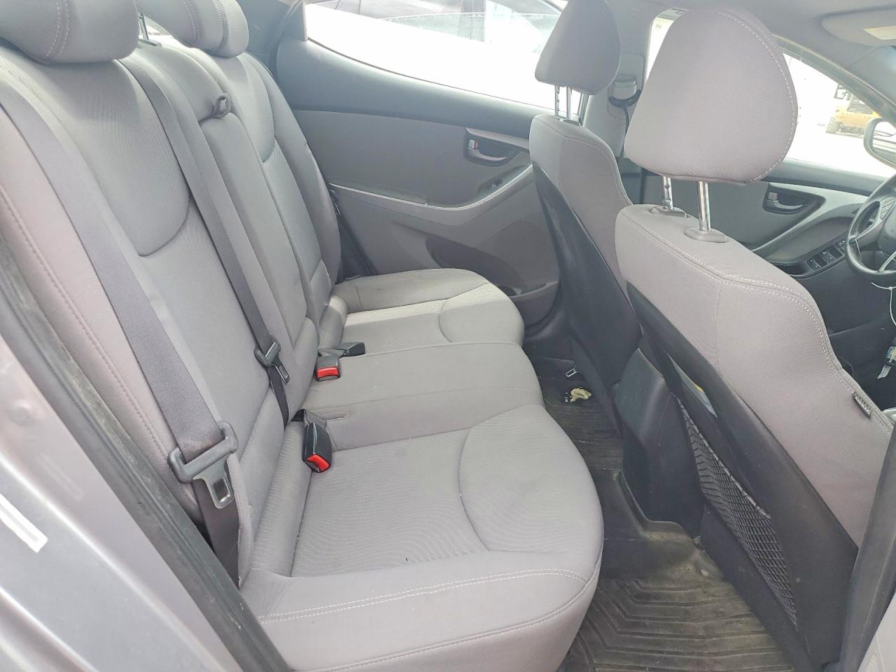 2014 Hyundai Elantra Se Gray vin: KMHDH4AEXEU087669
