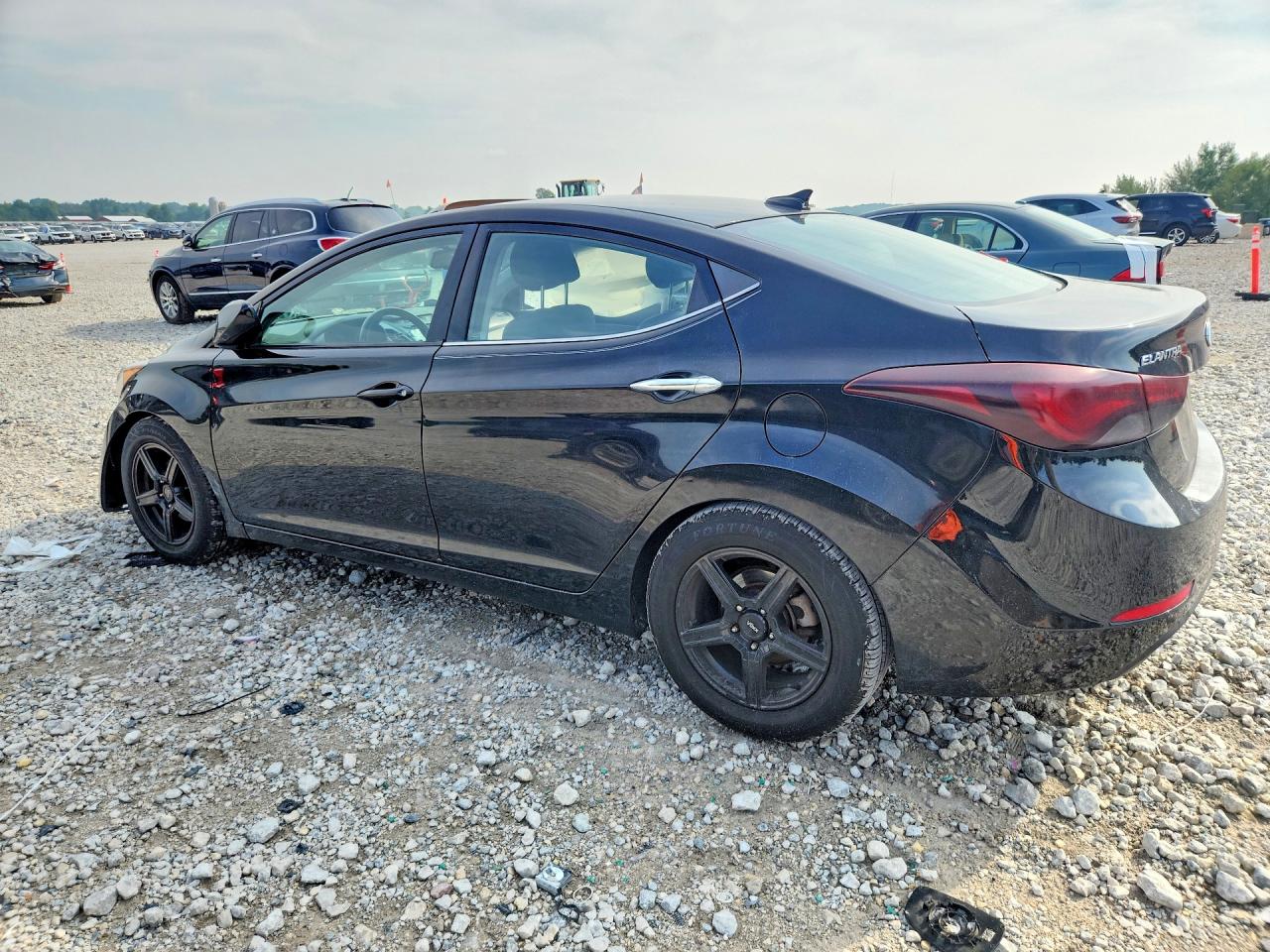 2014 Hyundai Elantra Limited Black vin: KMHDH4AEXEU097716