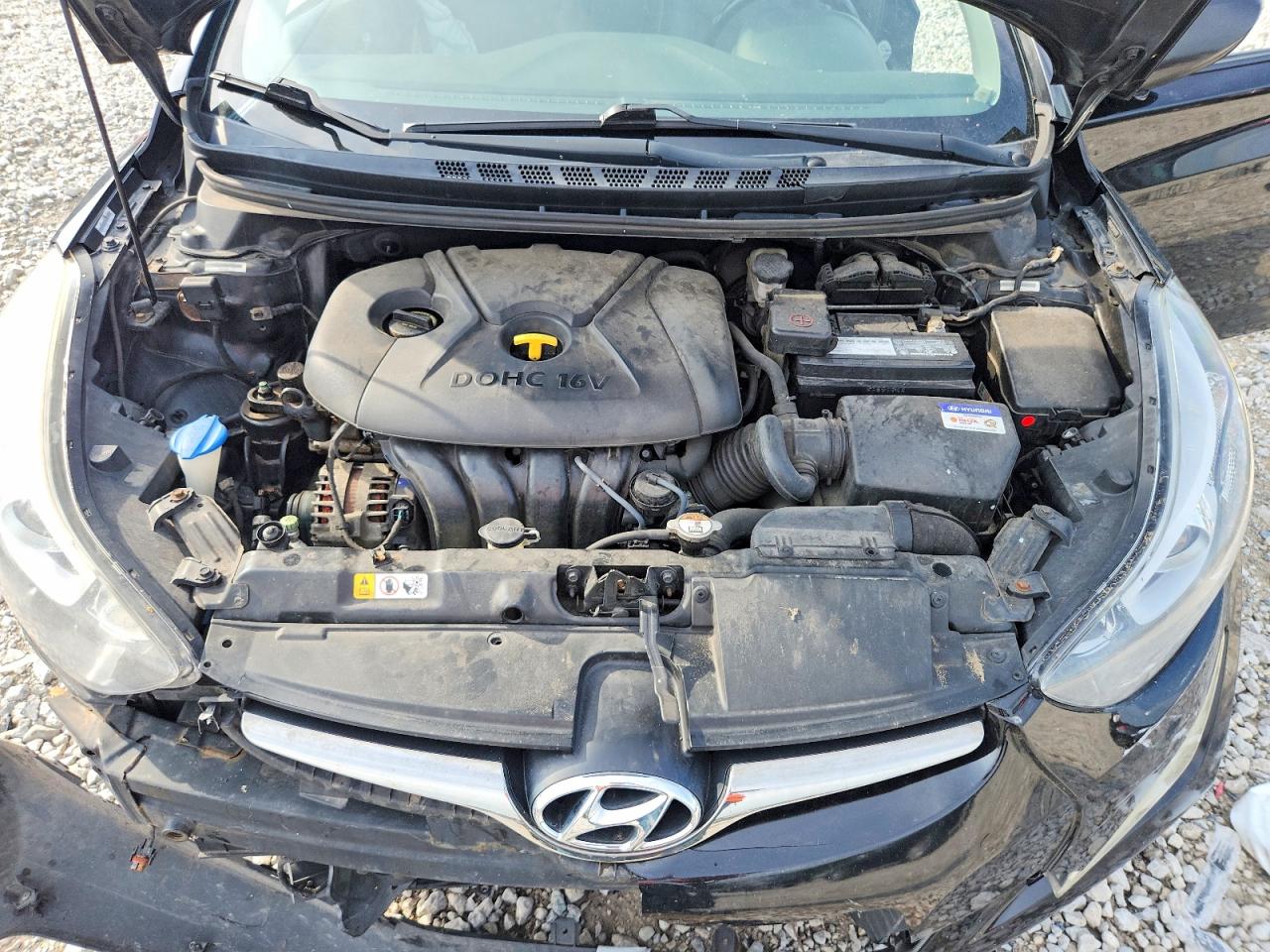 2014 Hyundai Elantra Limited Black vin: KMHDH4AEXEU097716