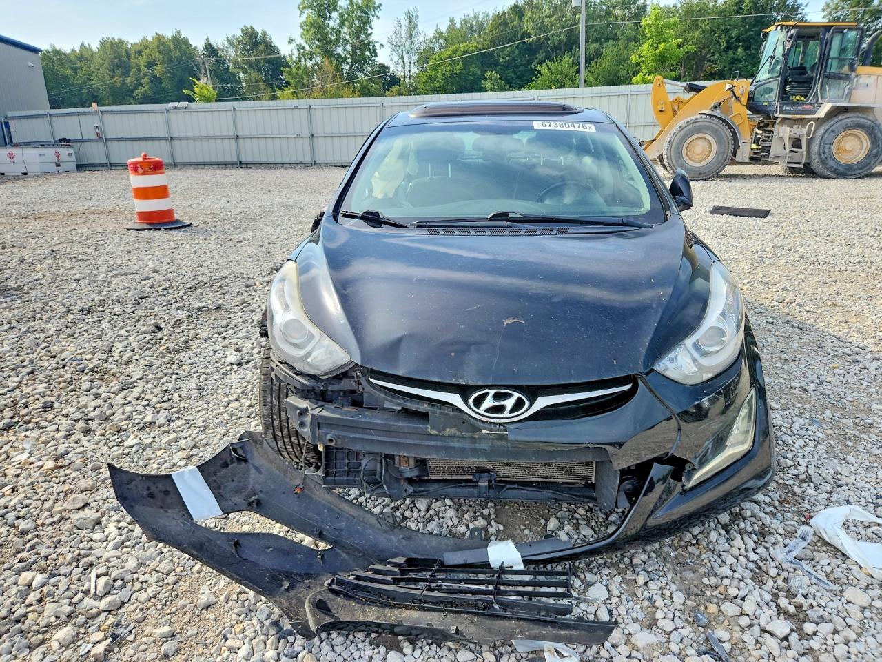2014 Hyundai Elantra Limited Black vin: KMHDH4AEXEU097716