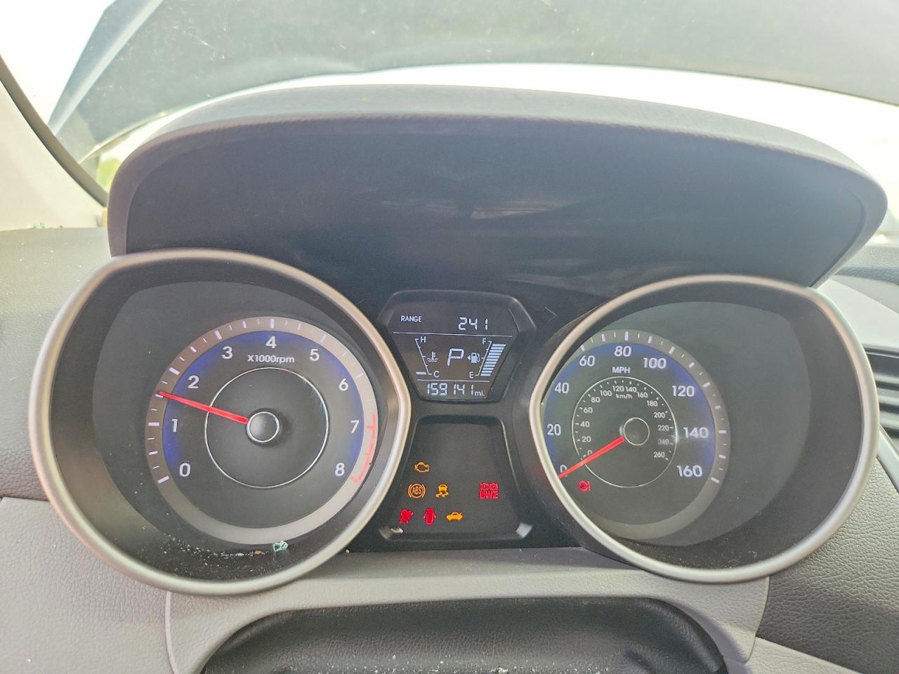 2014 Hyundai Elantra Limited Black vin: KMHDH4AEXEU097716