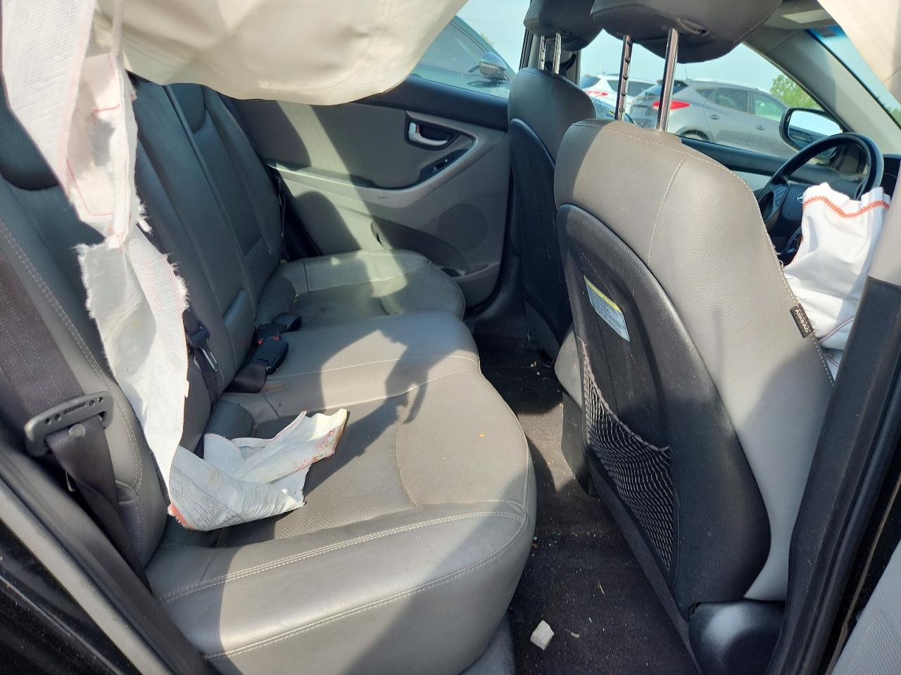 2014 Hyundai Elantra Limited Black vin: KMHDH4AEXEU097716