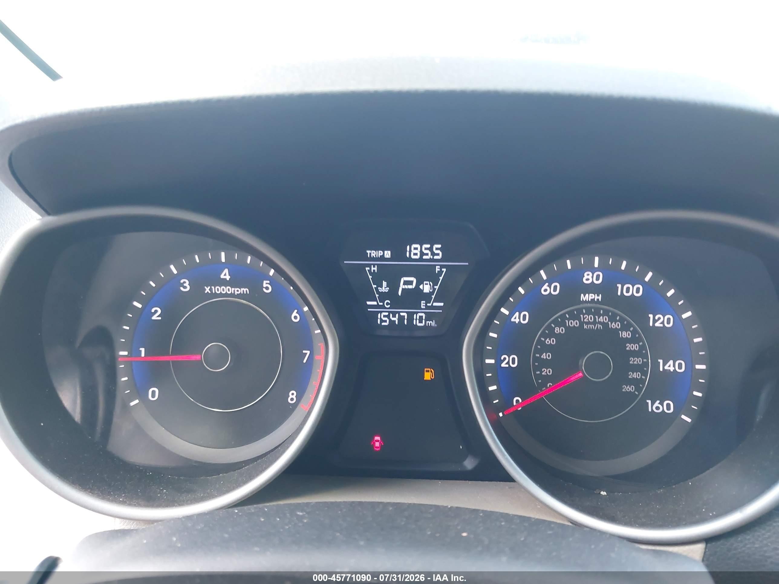 2014 Hyundai Elantra Se Black vin: KMHDH4AEXEU107936