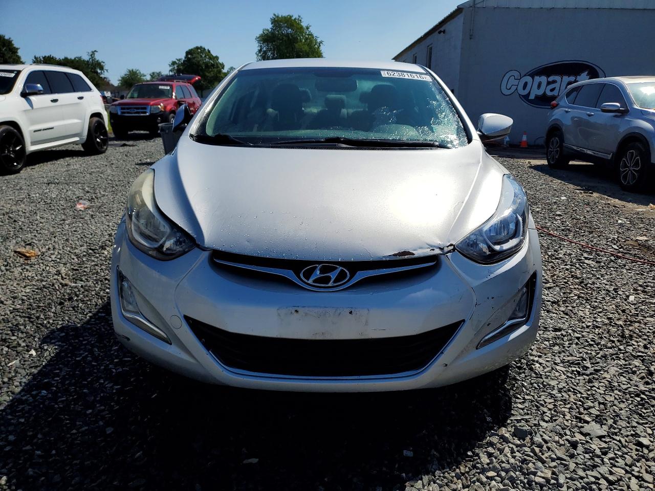 2014 Hyundai Elantra Se Silver vin: KMHDH4AEXEU122758