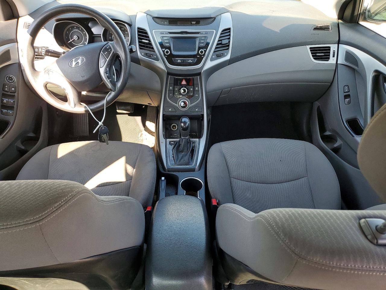 2014 Hyundai Elantra Se Silver vin: KMHDH4AEXEU122758