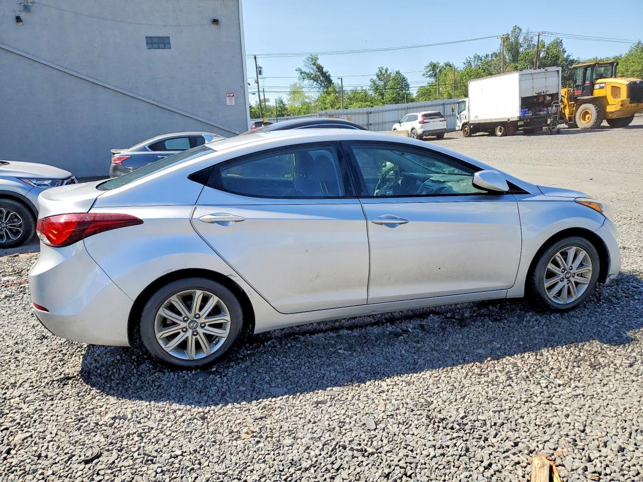 2014 Hyundai Elantra Se Silver vin: KMHDH4AEXEU122758