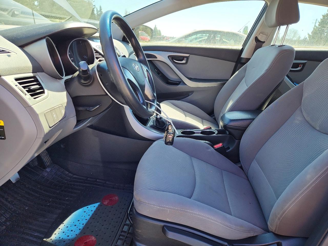 2014 Hyundai Elantra Se Black vin: KMHDH4AEXEU142461