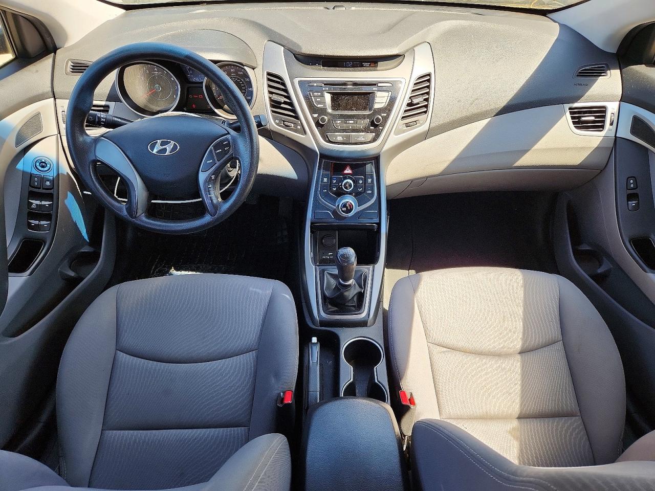 2014 Hyundai Elantra Se Black vin: KMHDH4AEXEU142461