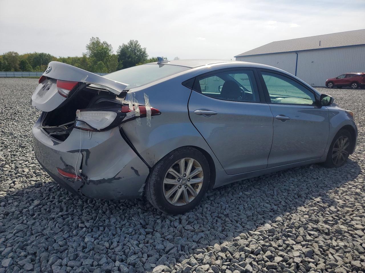 2014 Hyundai Elantra Se Silver vin: KMHDH4AEXEU153038