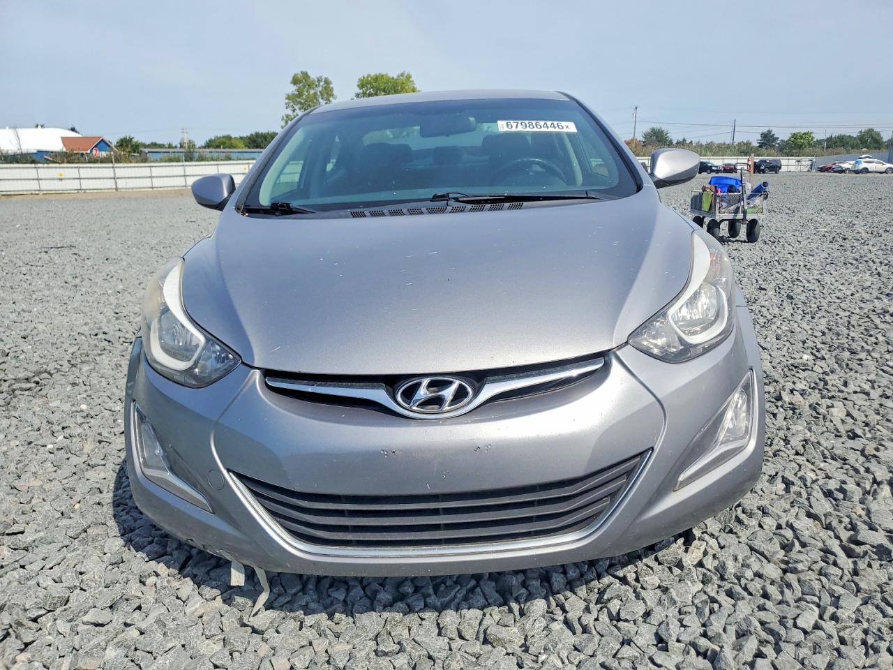 2014 Hyundai Elantra Se Silver vin: KMHDH4AEXEU153038