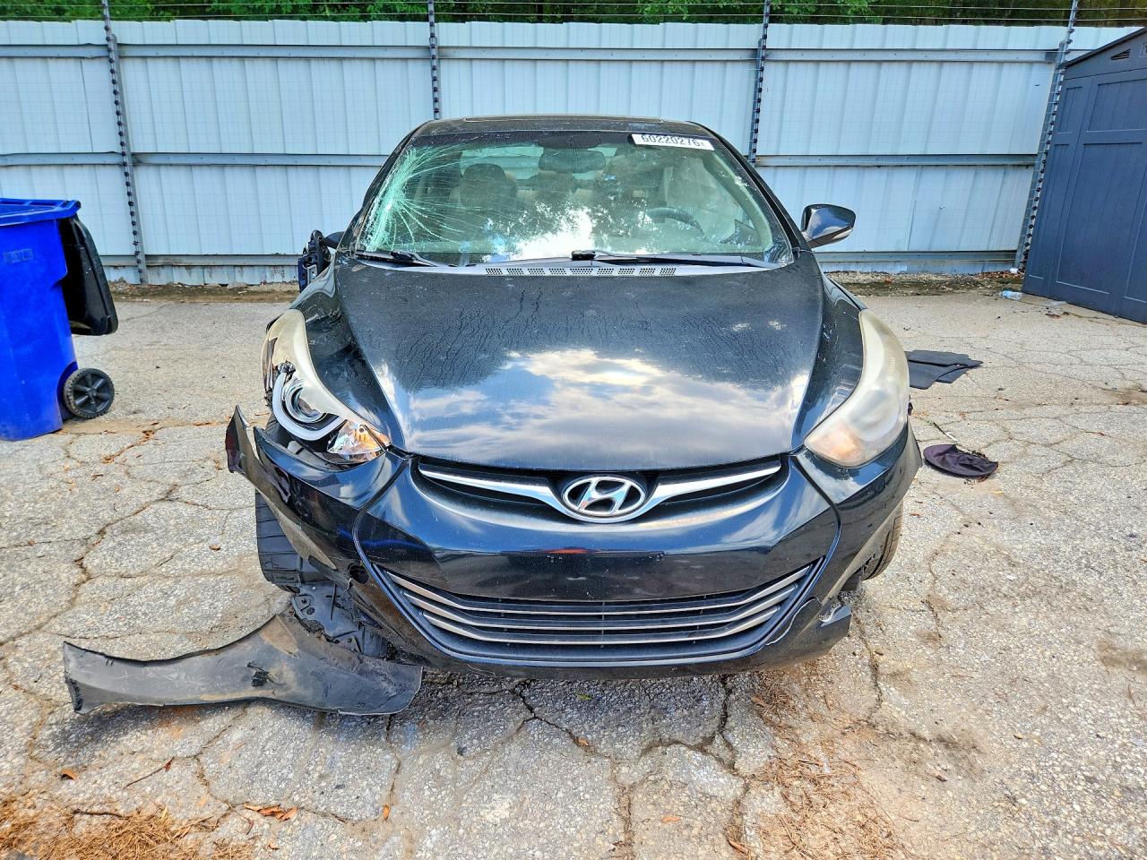 2014 Hyundai Elantra Limited Черный vin: KMHDH4AEXEU166520