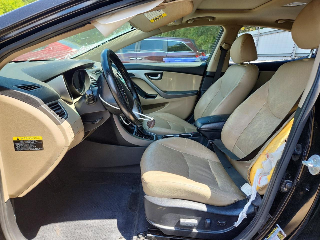 2014 Hyundai Elantra Limited Черный vin: KMHDH4AEXEU166520