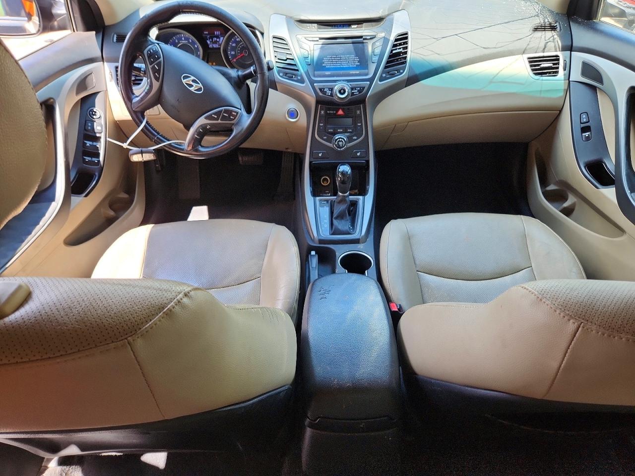 2014 Hyundai Elantra Limited Черный vin: KMHDH4AEXEU166520
