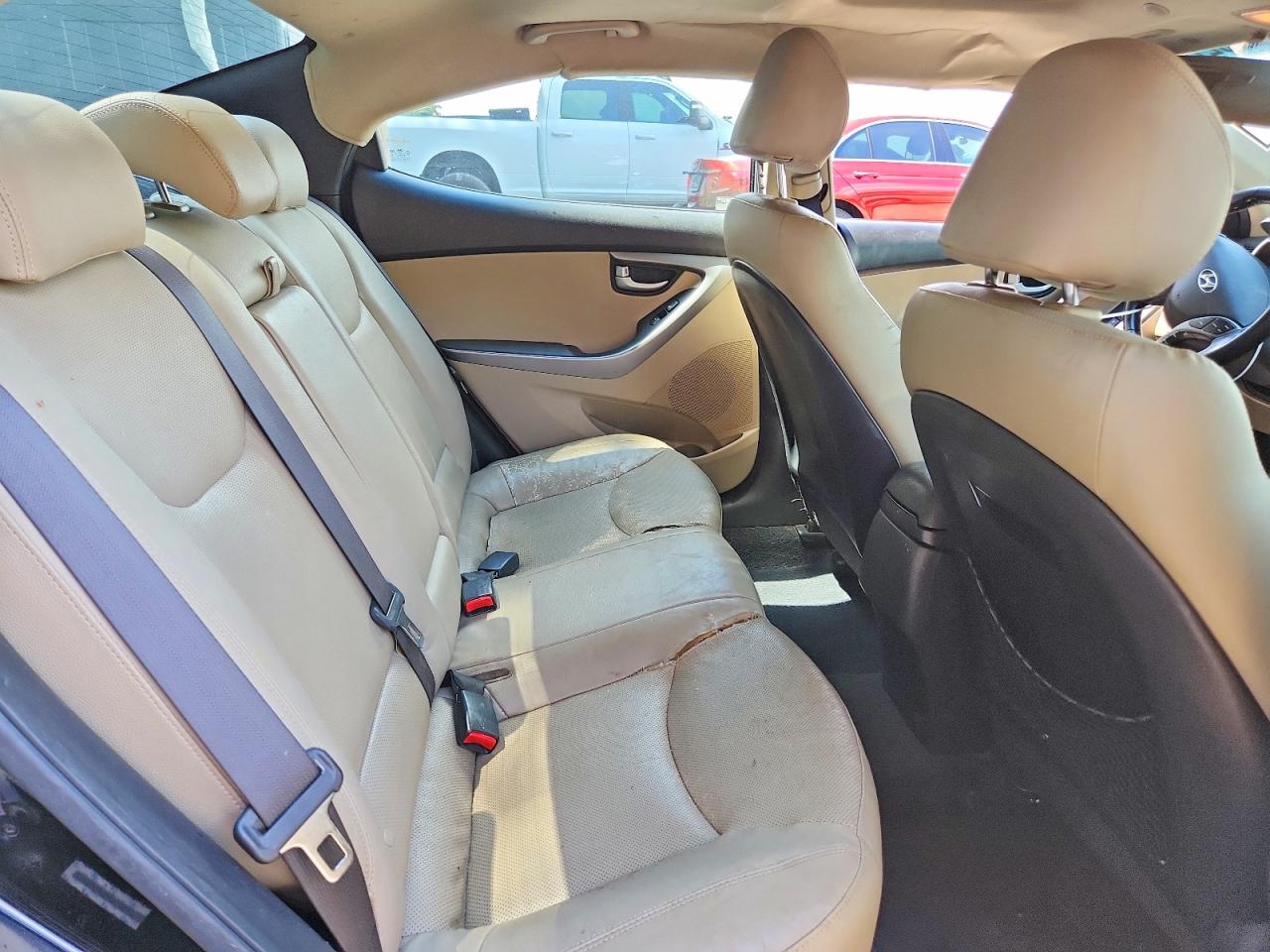 2014 Hyundai Elantra Limited Черный vin: KMHDH4AEXEU166520