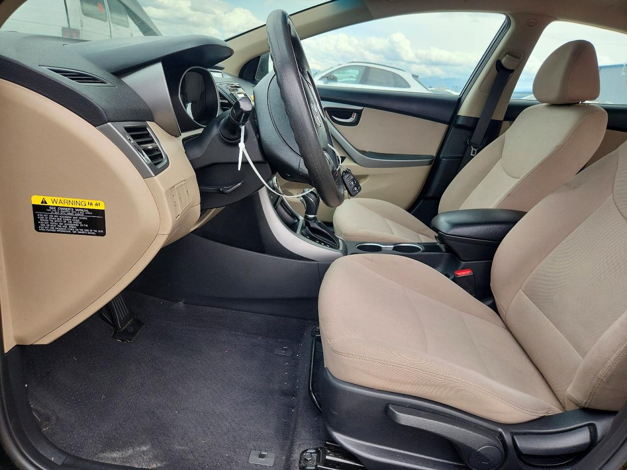 2014 Hyundai Elantra Se Black vin: KMHDH4AEXEU210578