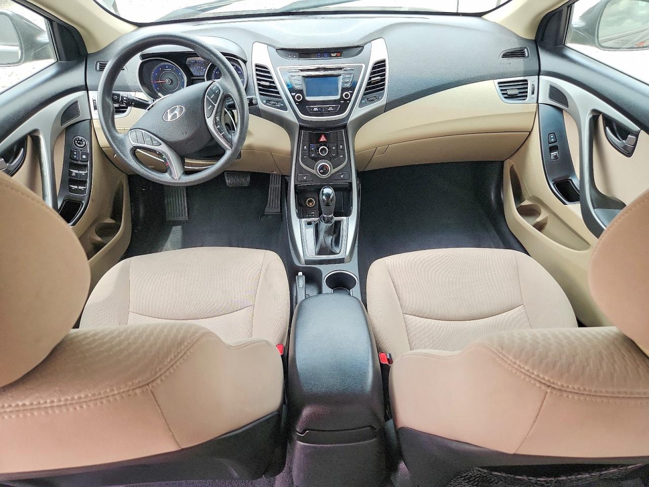 2014 Hyundai Elantra Se Black vin: KMHDH4AEXEU210578