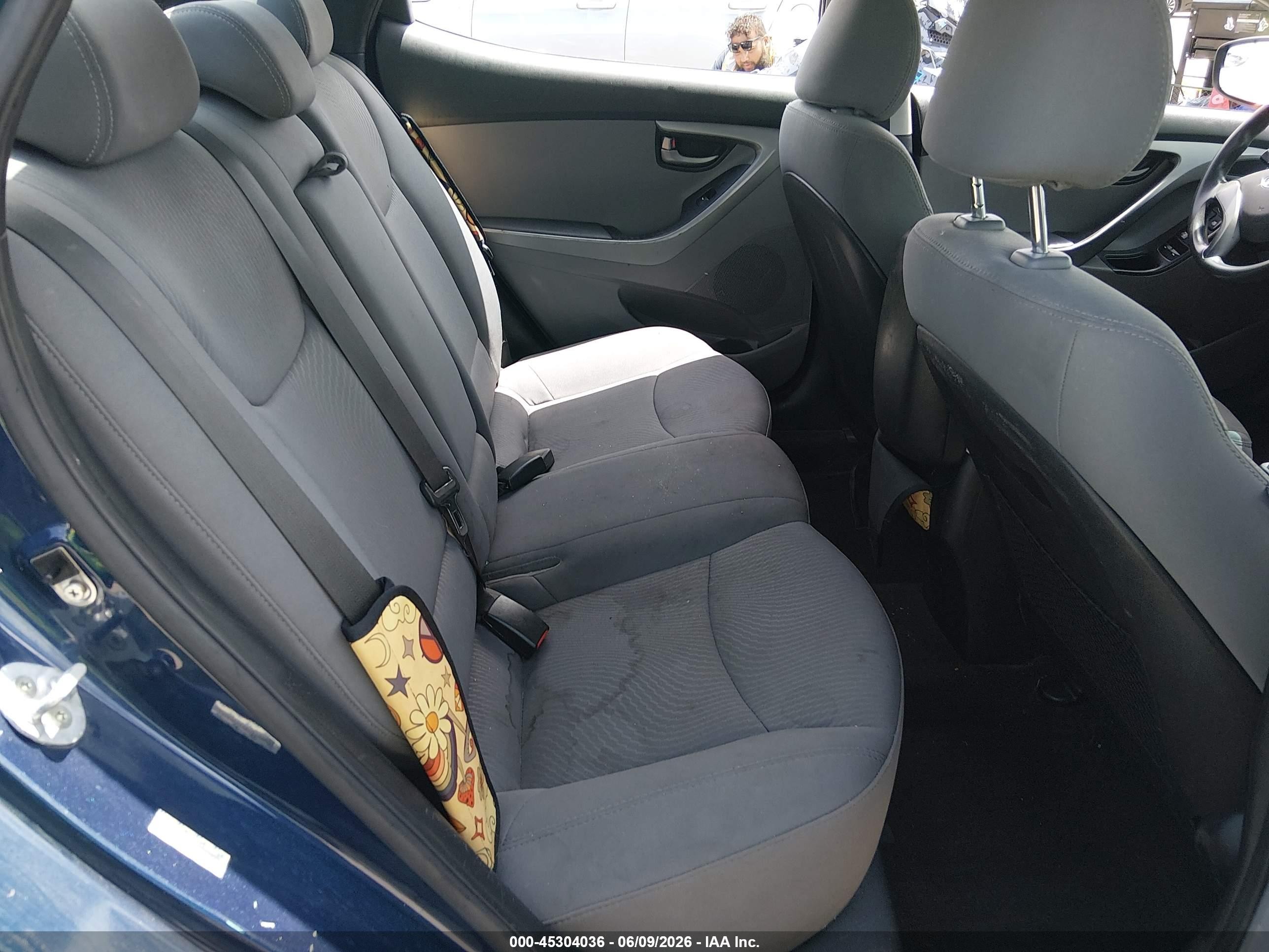 2014 Hyundai Elantra Se Blue vin: KMHDH4AEXEU215294