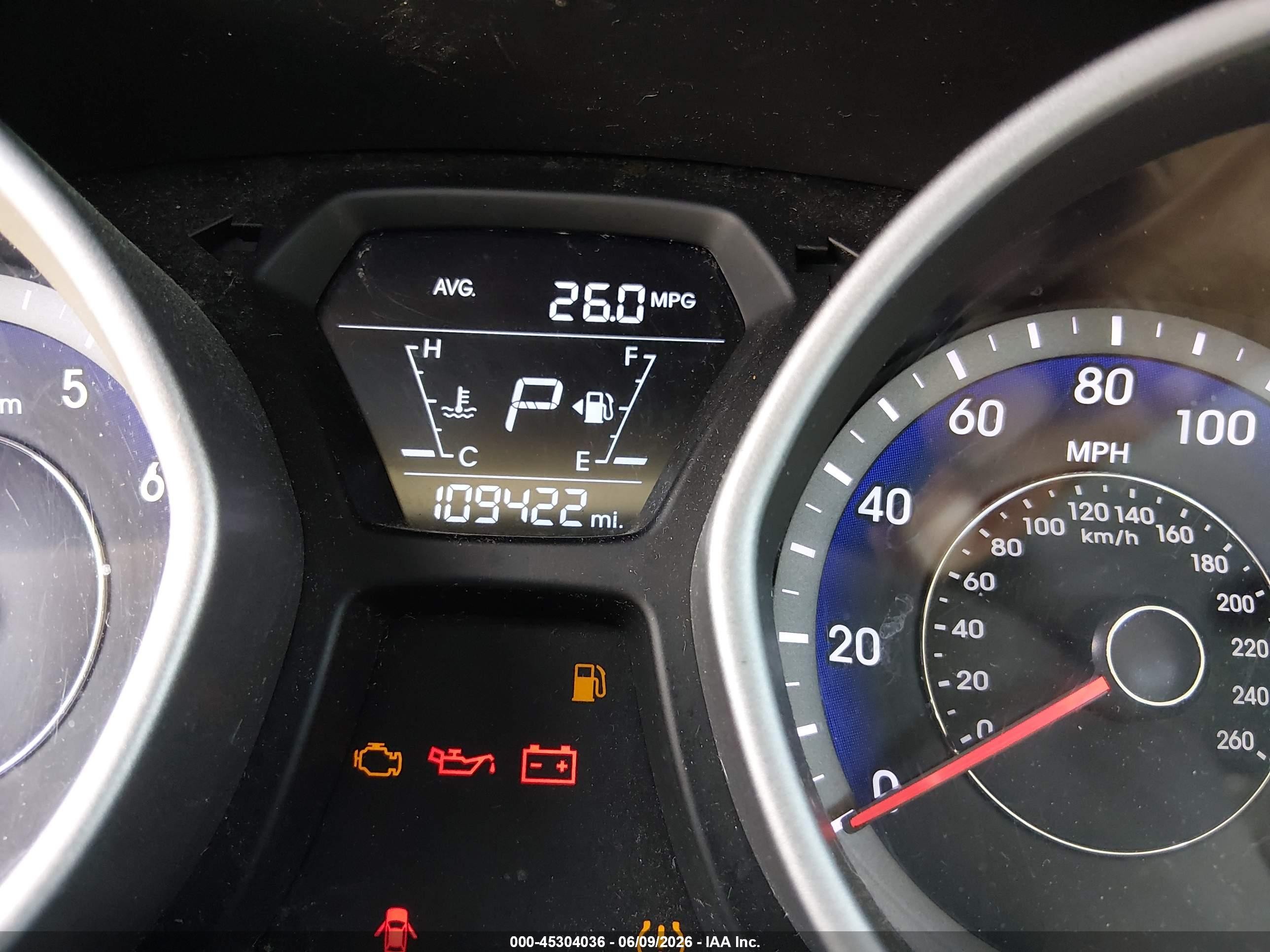 2014 Hyundai Elantra Se Blue vin: KMHDH4AEXEU215294