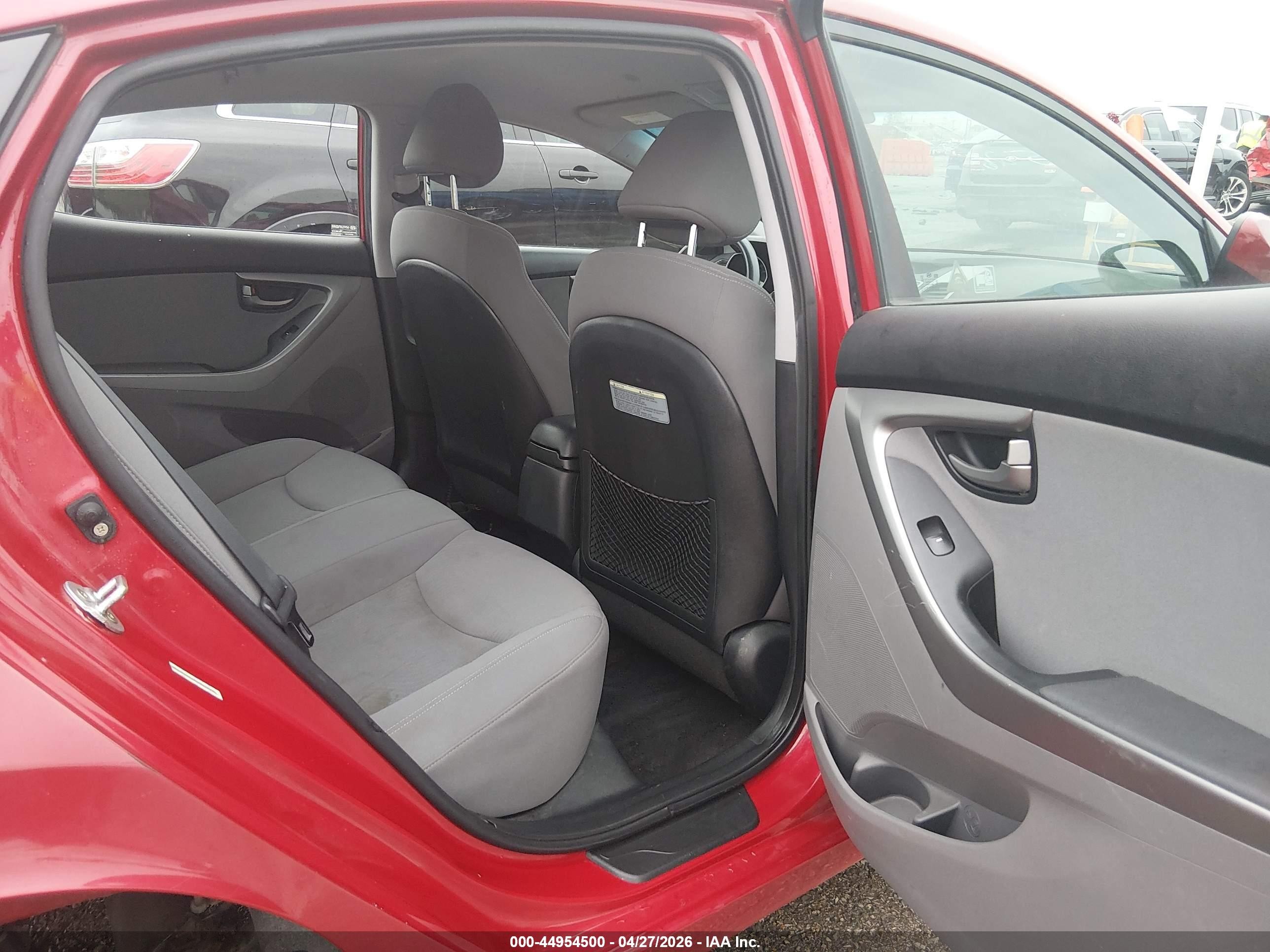 2015 Hyundai Elantra Se Burgundy vin: KMHDH4AEXFU225633
