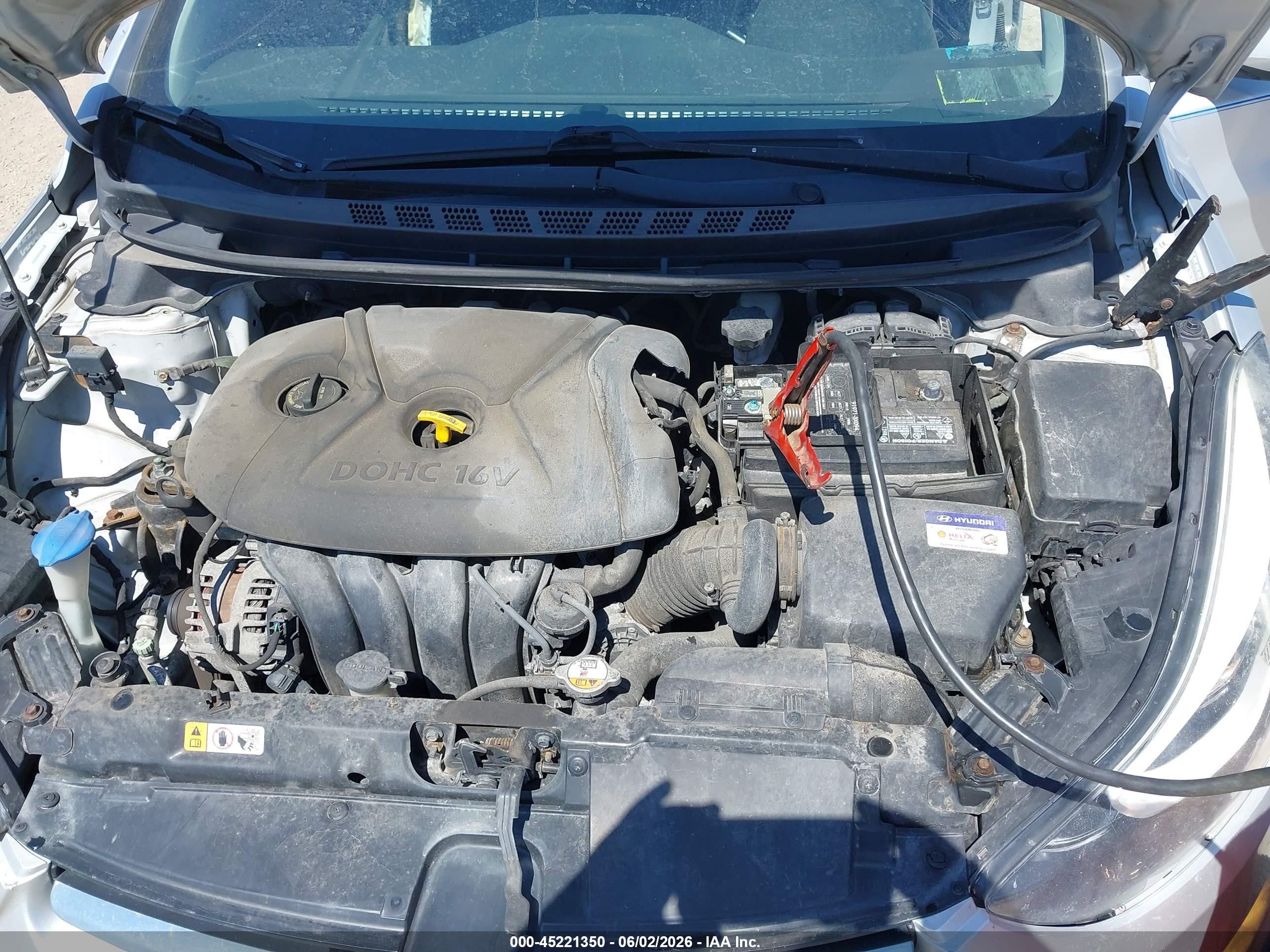 2015 Hyundai Elantra Se Silver vin: KMHDH4AEXFU235675