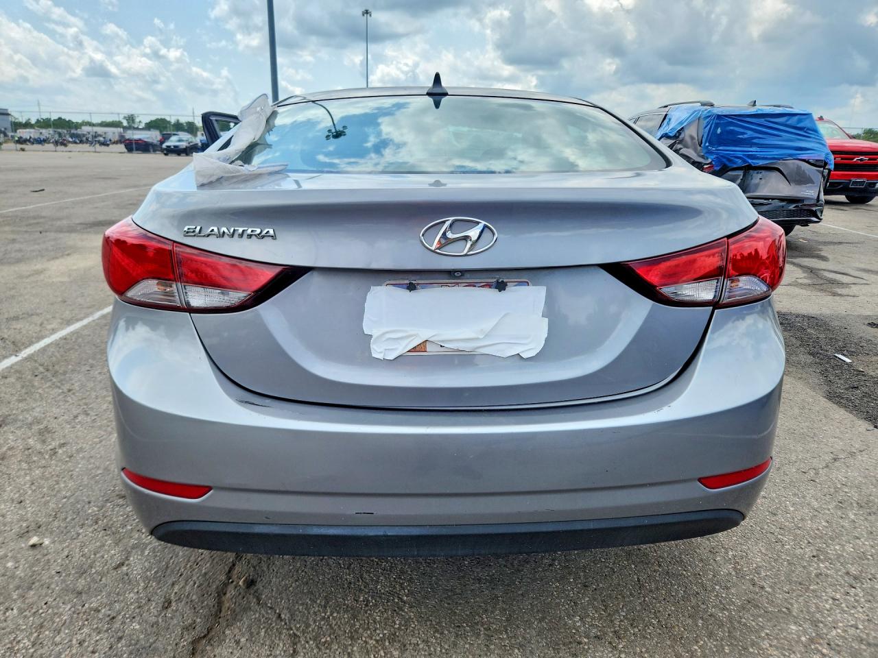 2015 Hyundai Elantra Se Silver vin: KMHDH4AEXFU252928