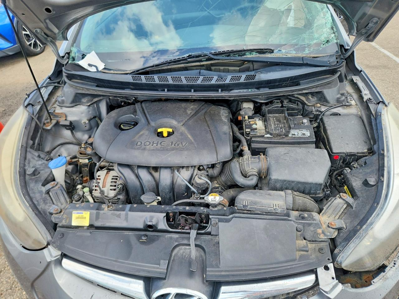 2015 Hyundai Elantra Se Silver vin: KMHDH4AEXFU252928