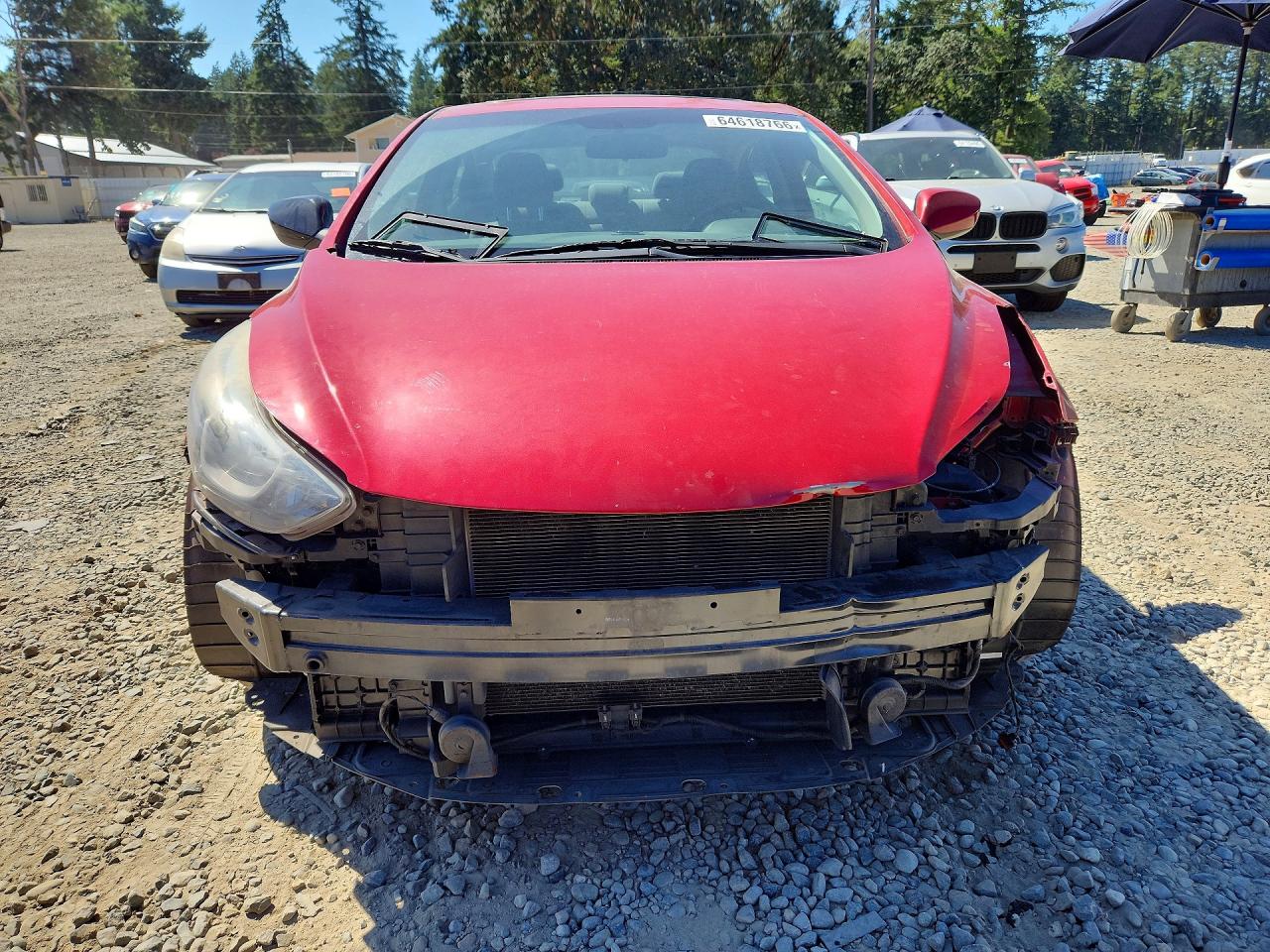 2015 Hyundai Elantra Se Red vin: KMHDH4AEXFU253335