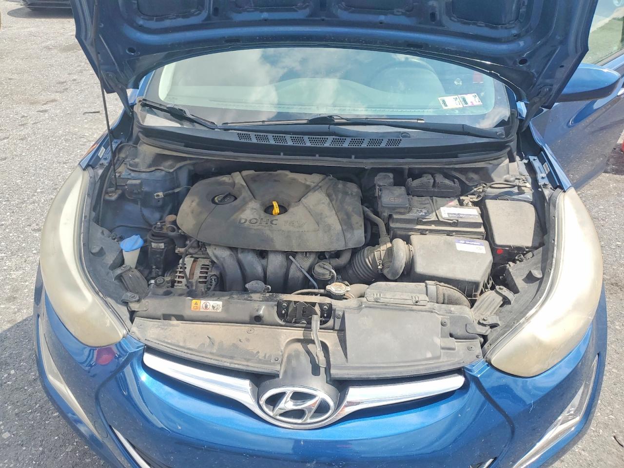 2015 Hyundai Elantra Se Blue vin: KMHDH4AEXFU281362