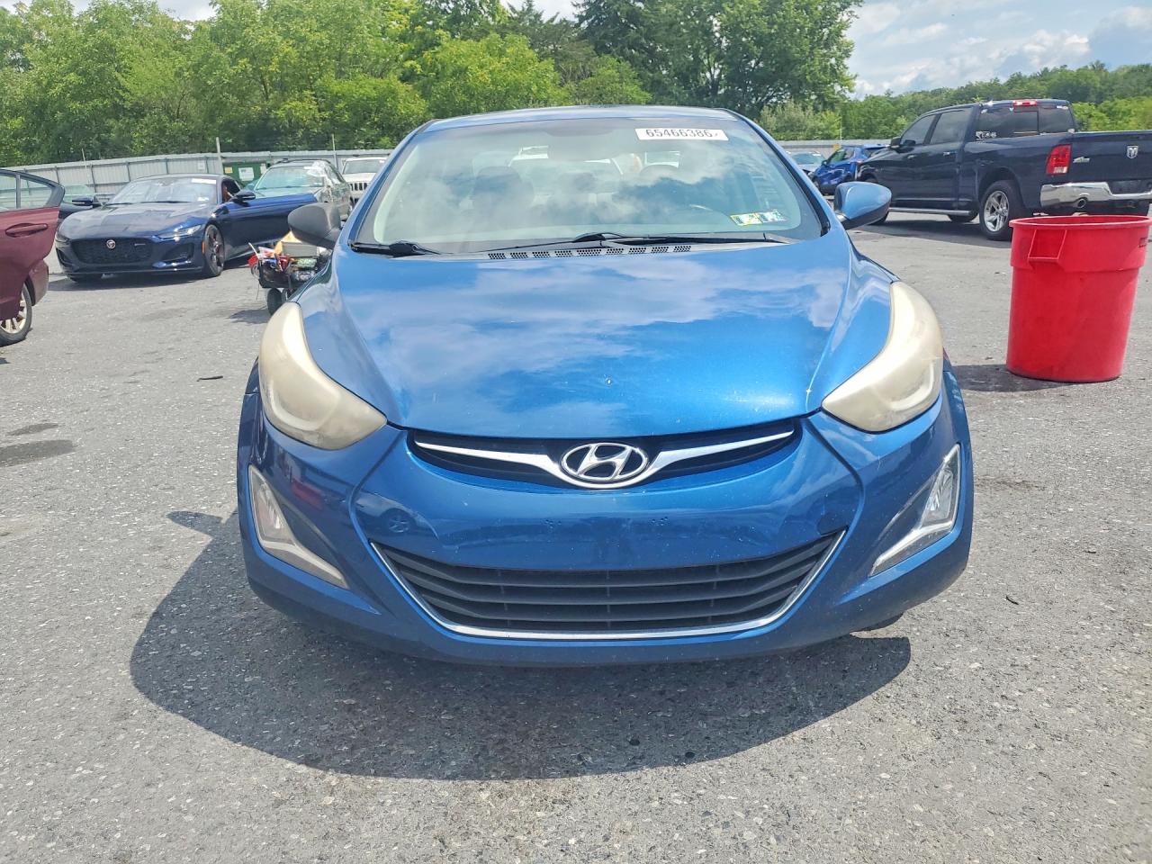 2015 Hyundai Elantra Se Blue vin: KMHDH4AEXFU281362
