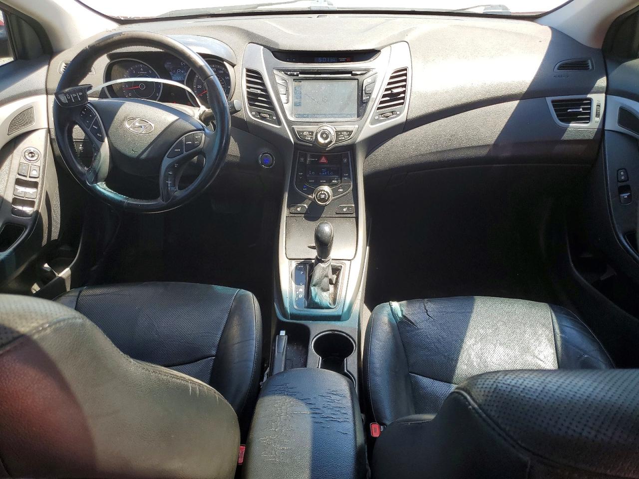 2015 Hyundai Elantra Limited Red vin: KMHDH4AEXFU299618