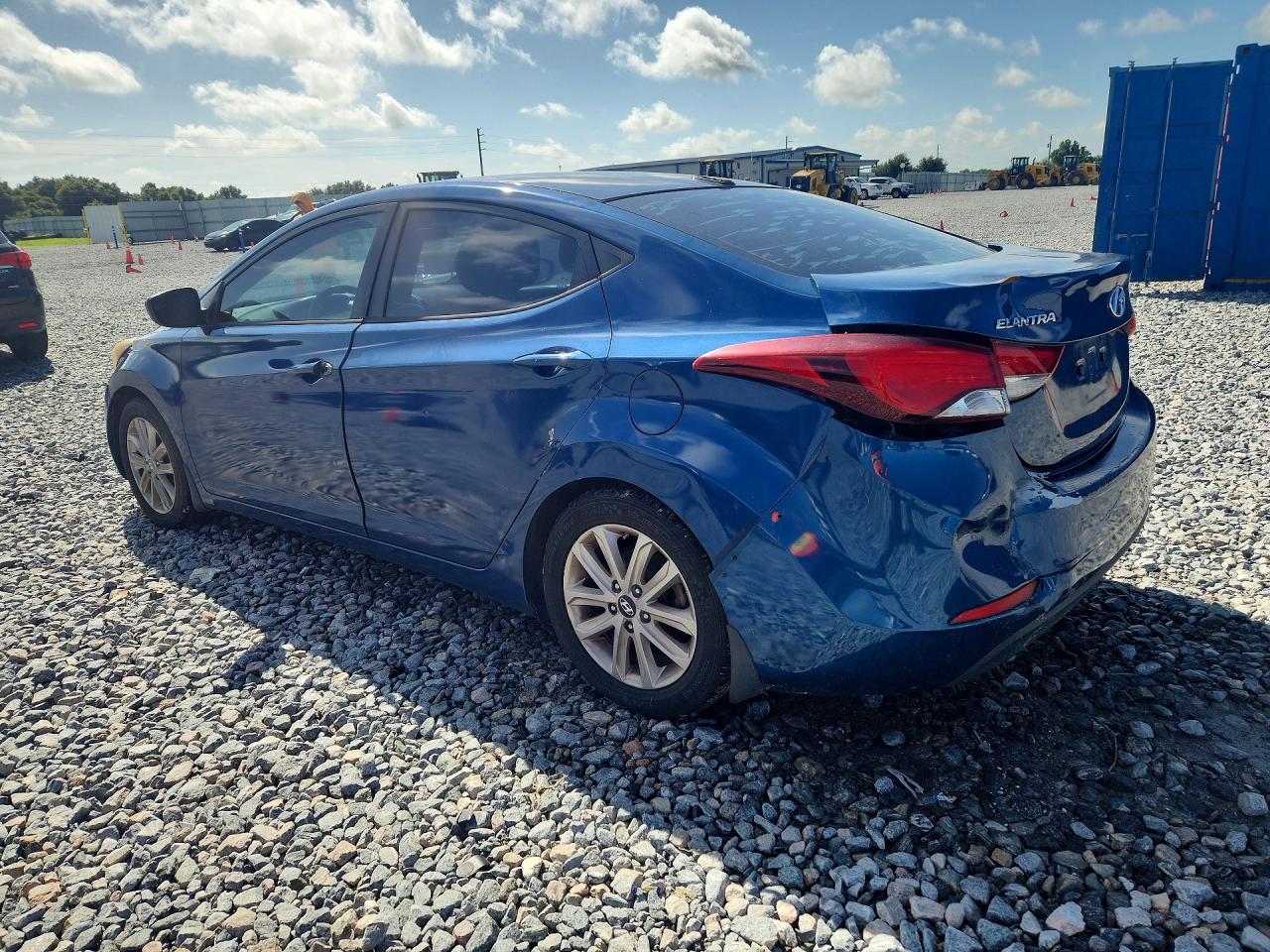 2015 Hyundai Elantra Se Blue vin: KMHDH4AEXFU300430