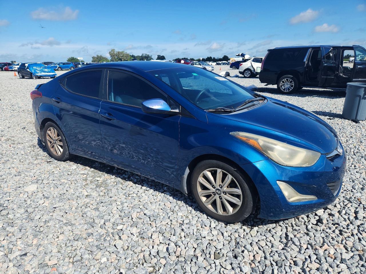 2015 Hyundai Elantra Se Blue vin: KMHDH4AEXFU300430