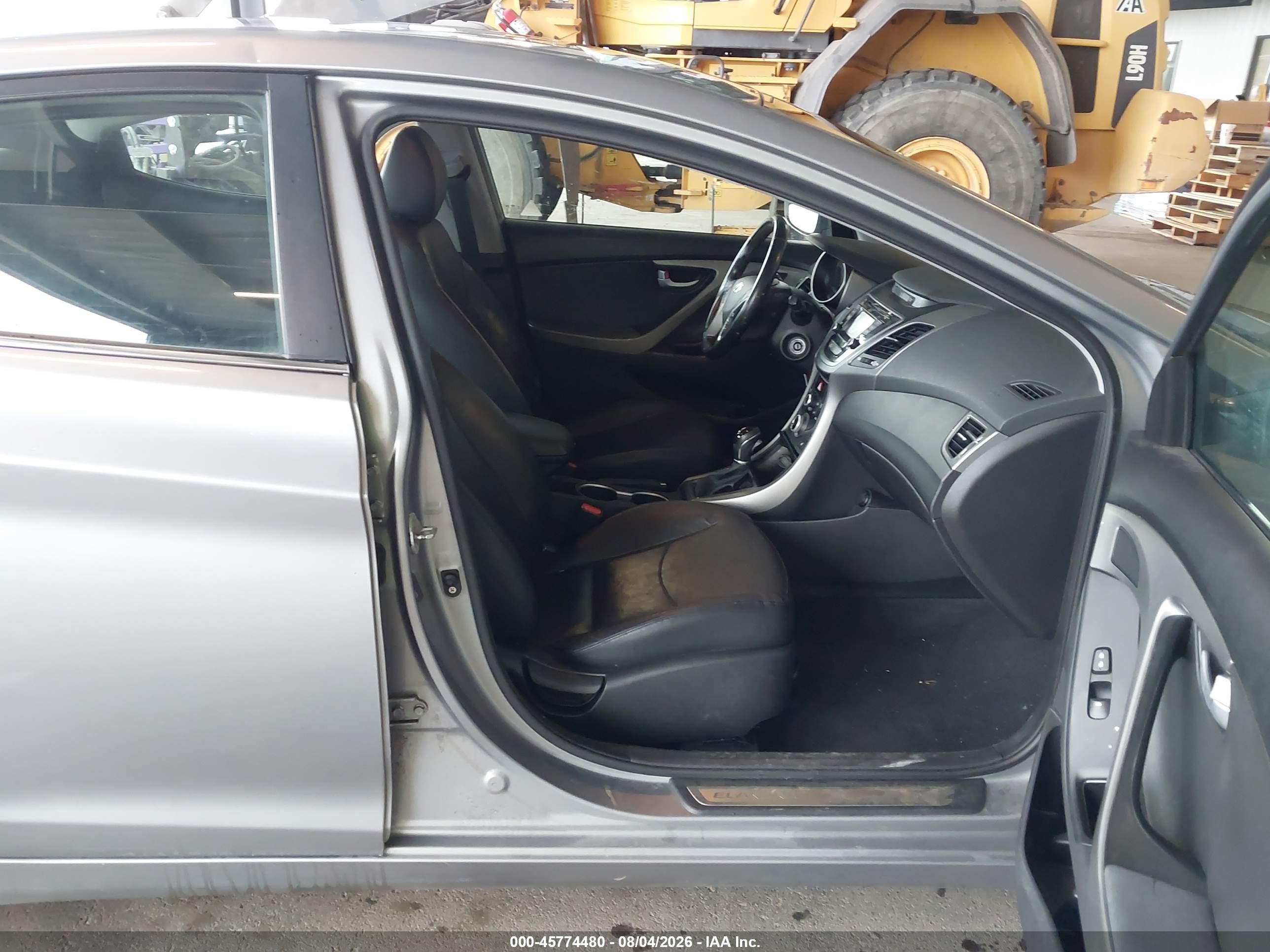 2015 Hyundai Elantra Limited Silver vin: KMHDH4AEXFU327515