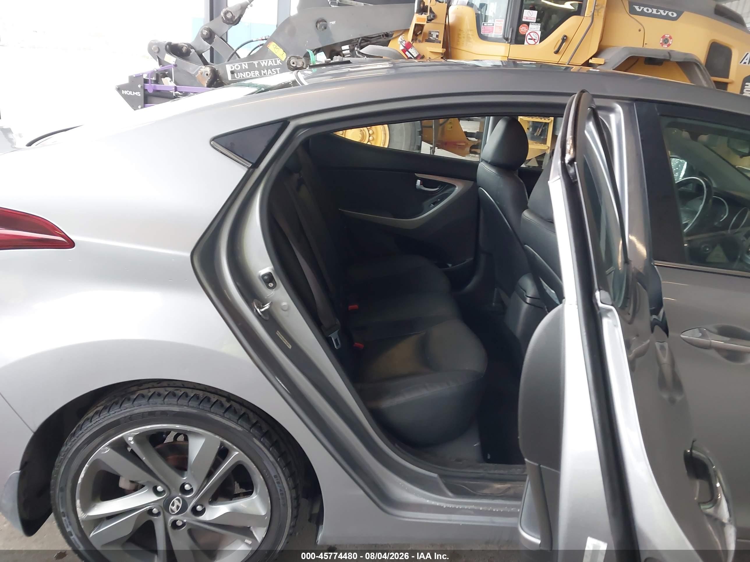 2015 Hyundai Elantra Limited Silver vin: KMHDH4AEXFU327515