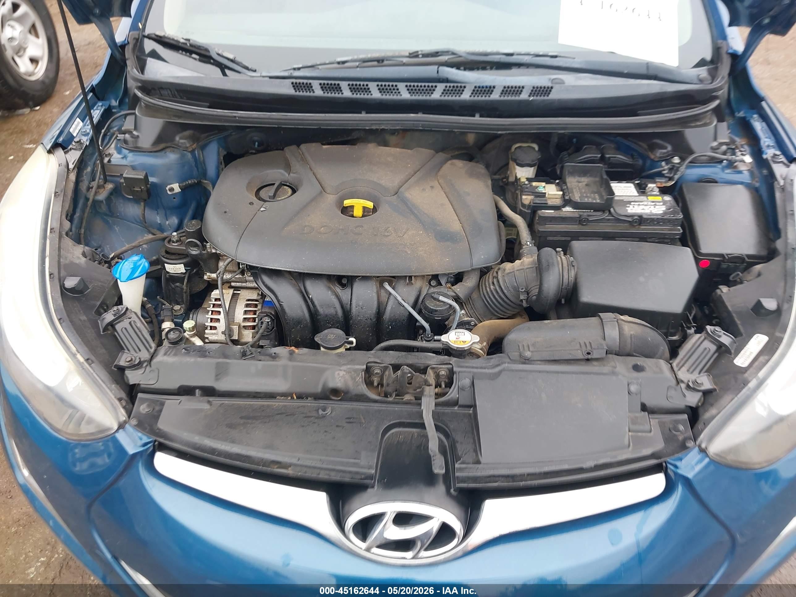 2015 Hyundai Elantra Se Blue vin: KMHDH4AEXFU331094
