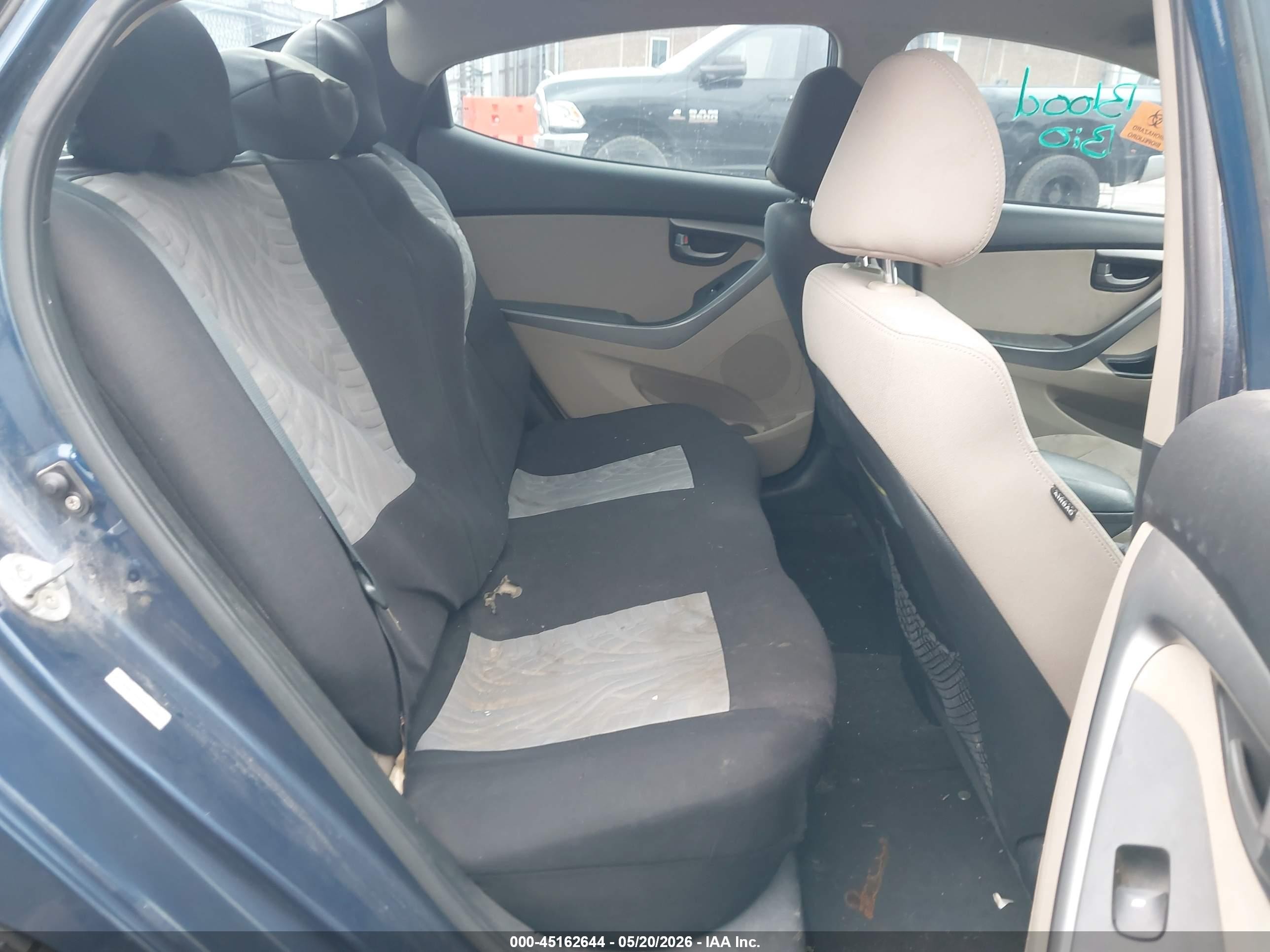 2015 Hyundai Elantra Se Blue vin: KMHDH4AEXFU331094
