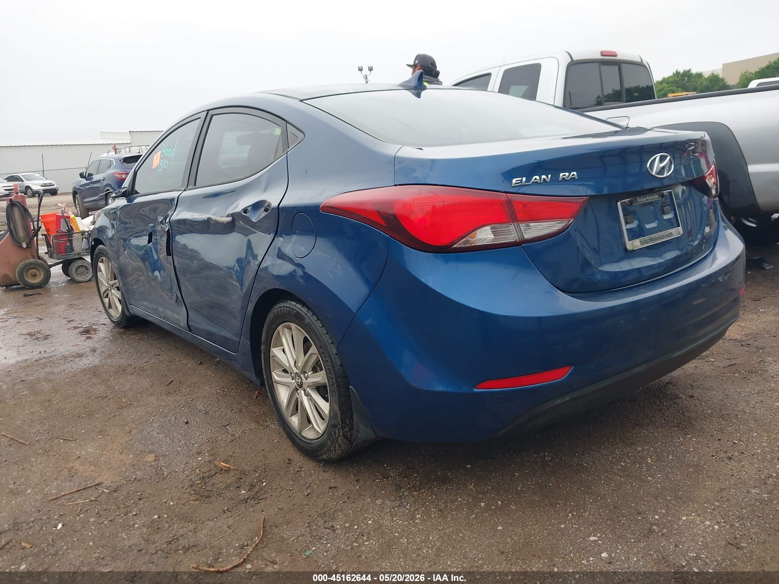 2015 Hyundai Elantra Se Blue vin: KMHDH4AEXFU331094