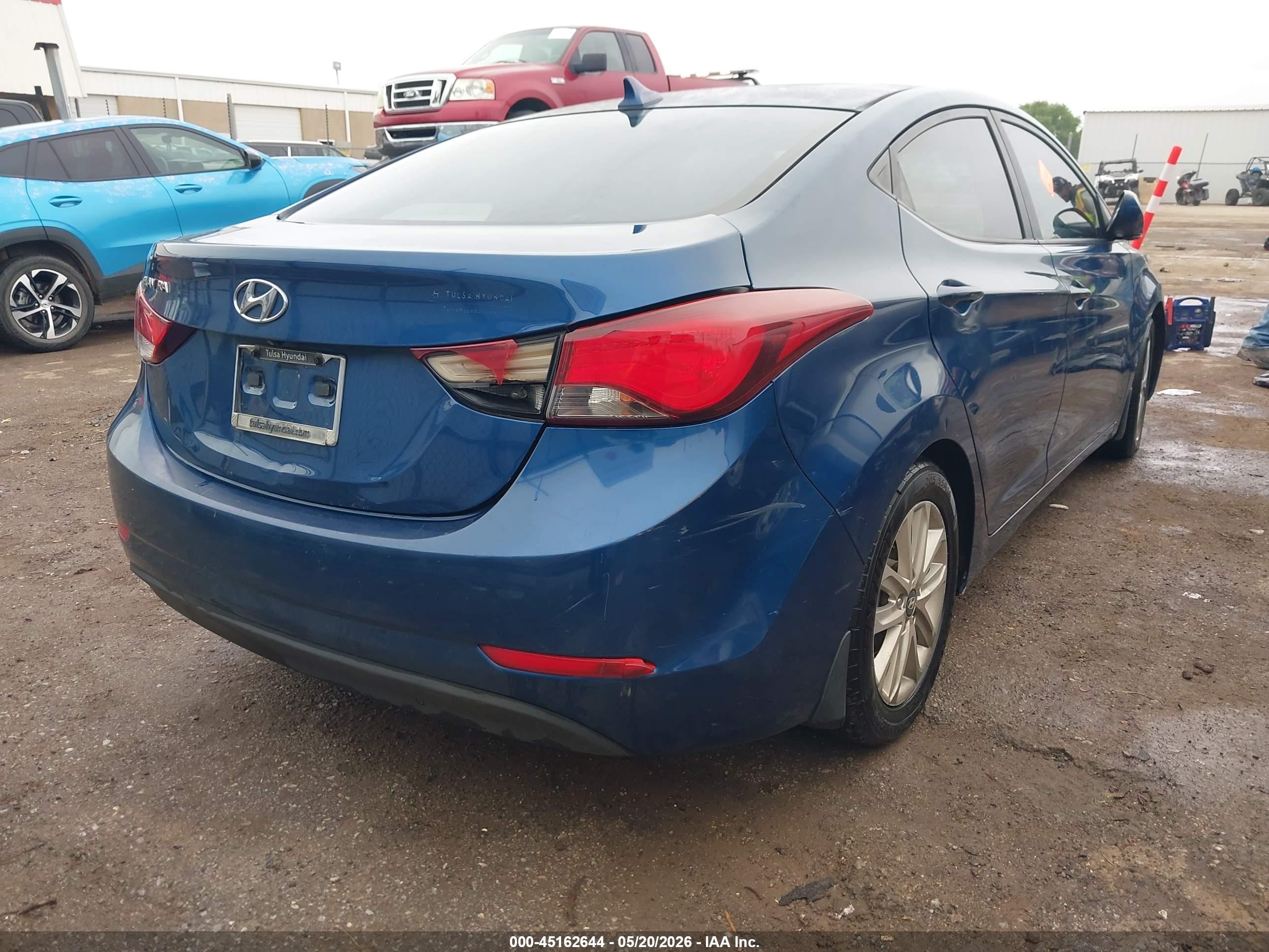 2015 Hyundai Elantra Se Blue vin: KMHDH4AEXFU331094