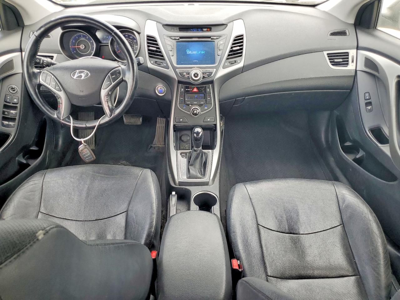 2015 Hyundai Elantra Limited Silver vin: KMHDH4AEXFU344458