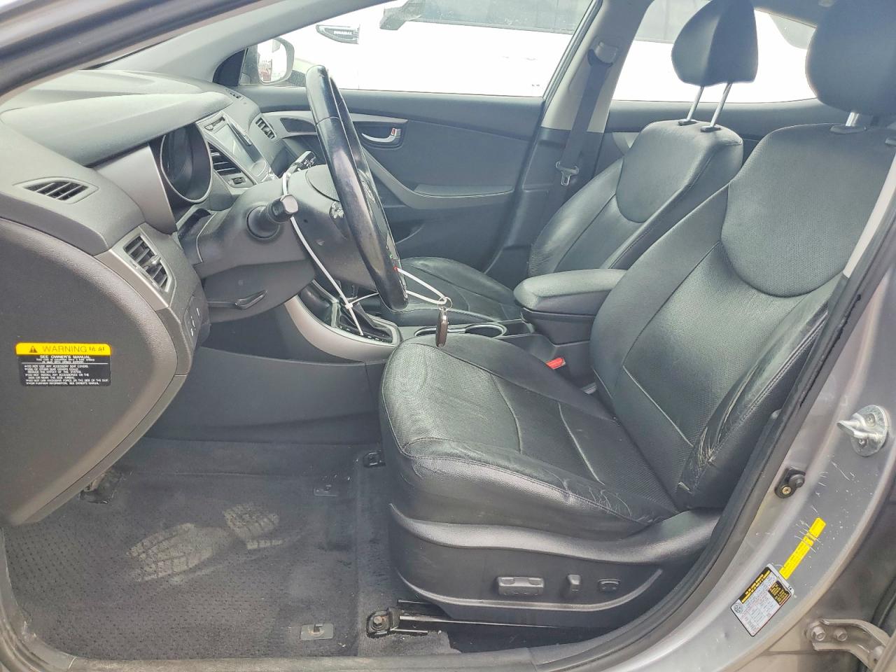 2015 Hyundai Elantra Limited Silver vin: KMHDH4AEXFU344458