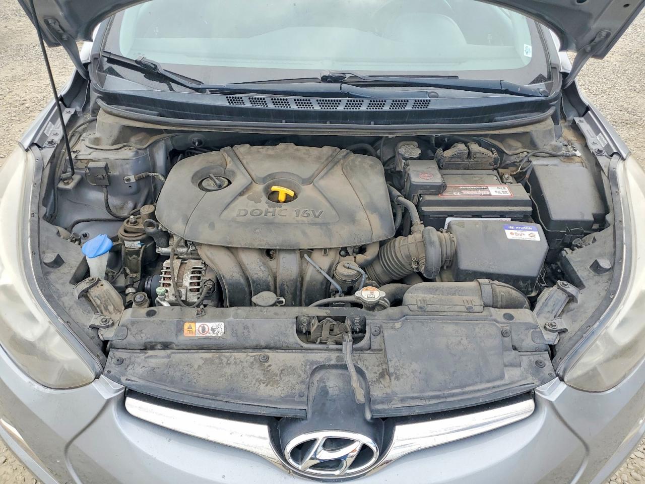 2015 Hyundai Elantra Limited Silver vin: KMHDH4AEXFU344458