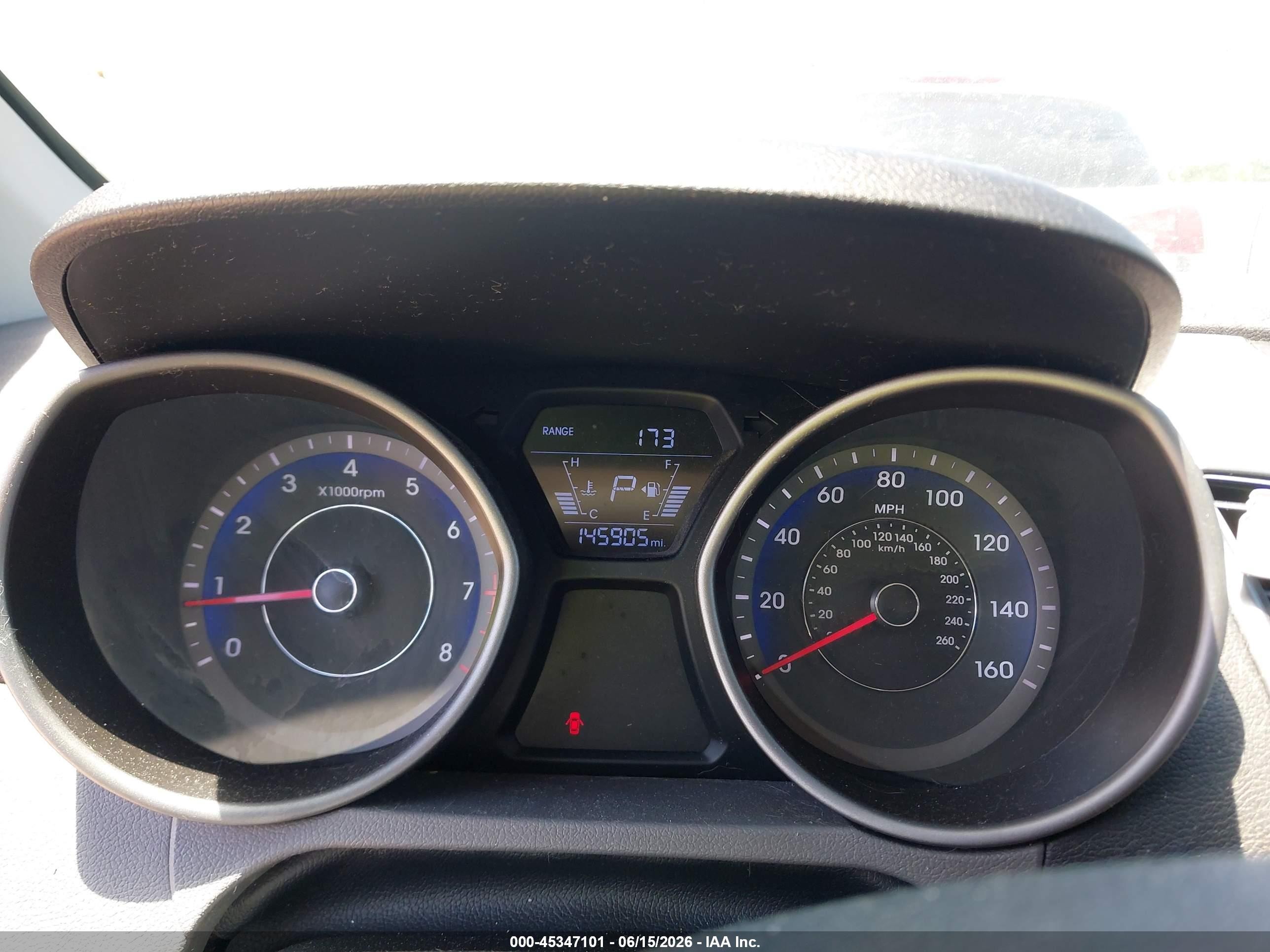 2015 Hyundai Elantra Se Silver vin: KMHDH4AEXFU354648