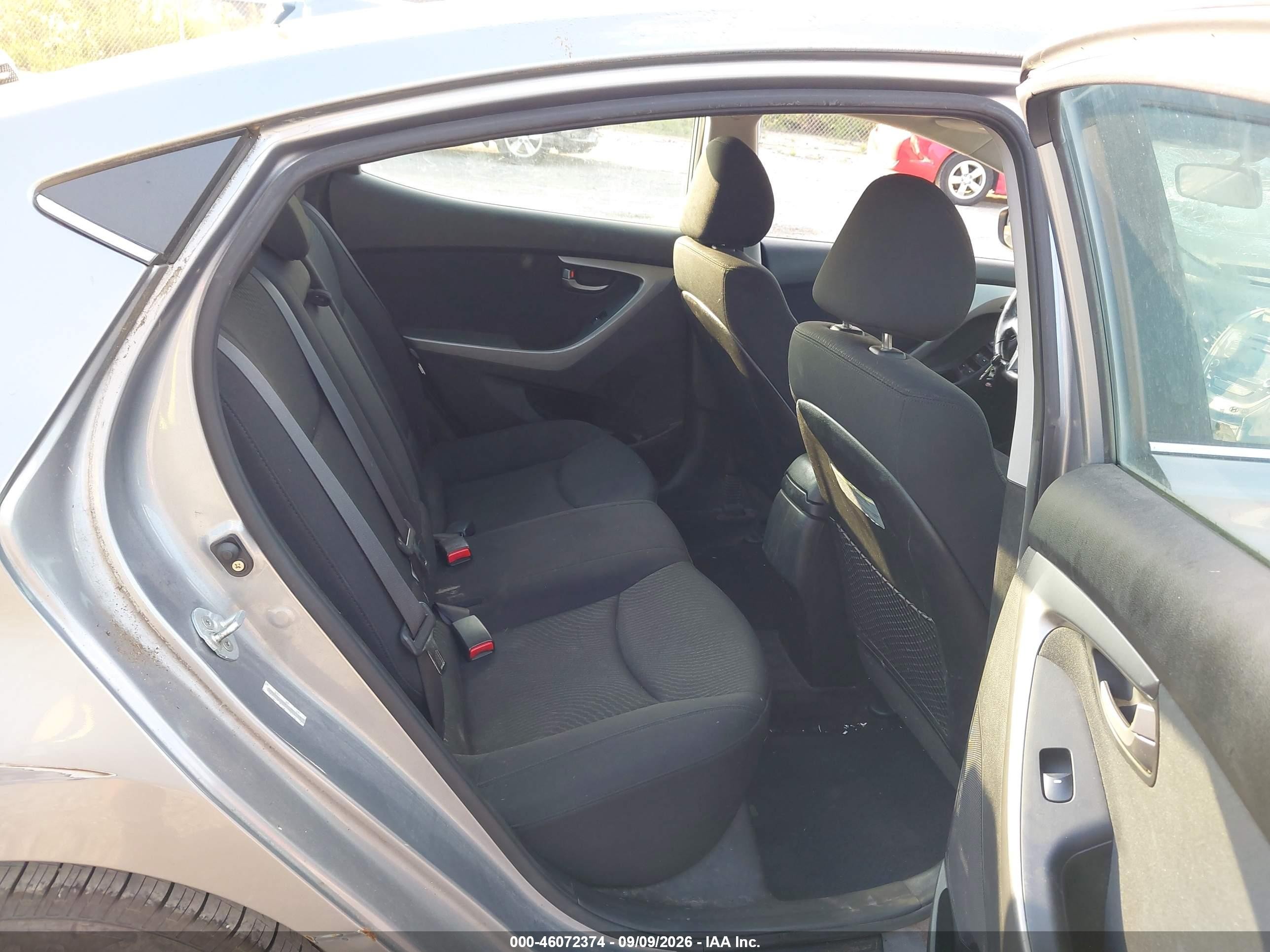 2015 Hyundai Elantra Se Gray vin: KMHDH4AEXFU355198