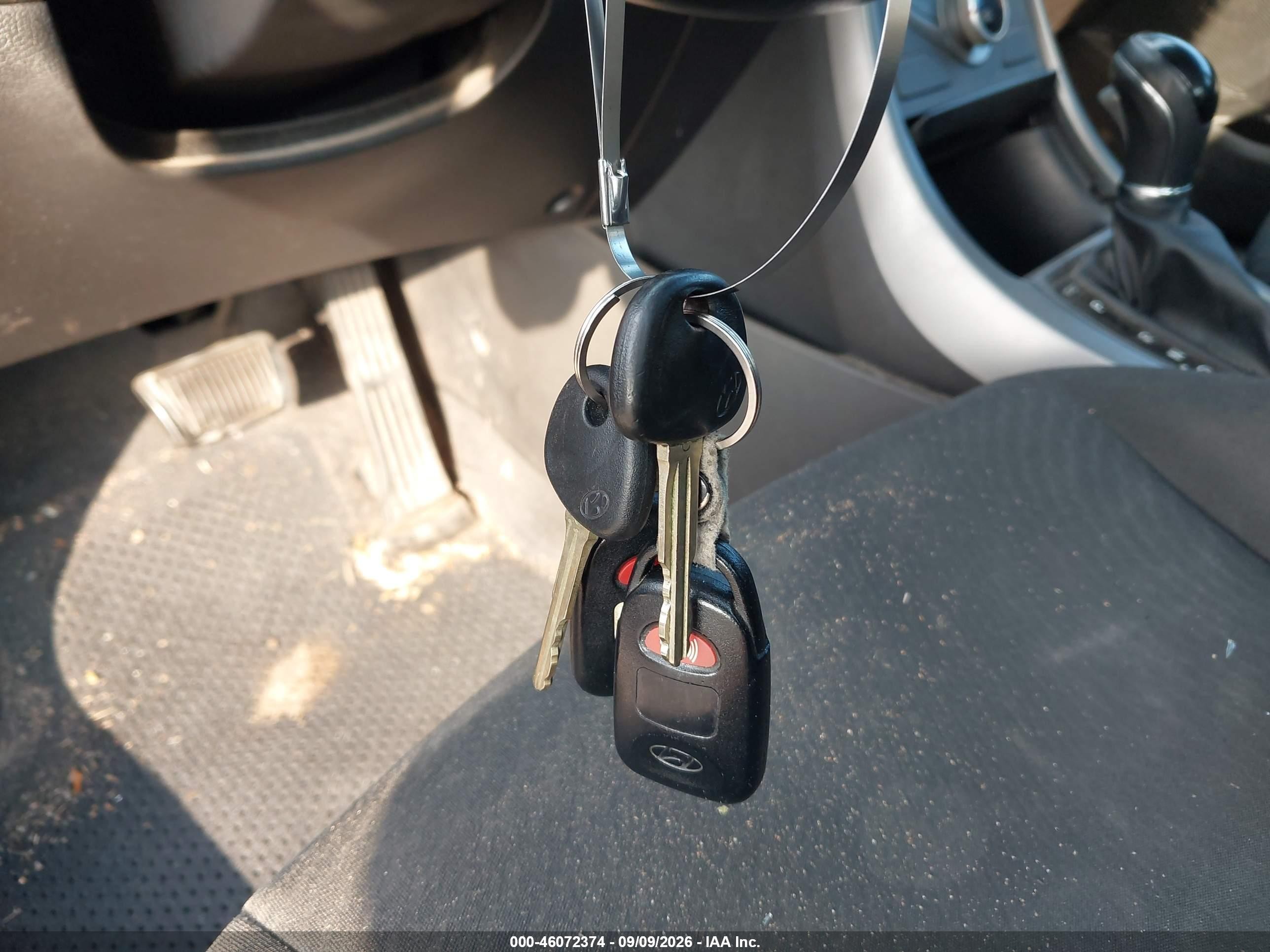2015 Hyundai Elantra Se Gray vin: KMHDH4AEXFU355198