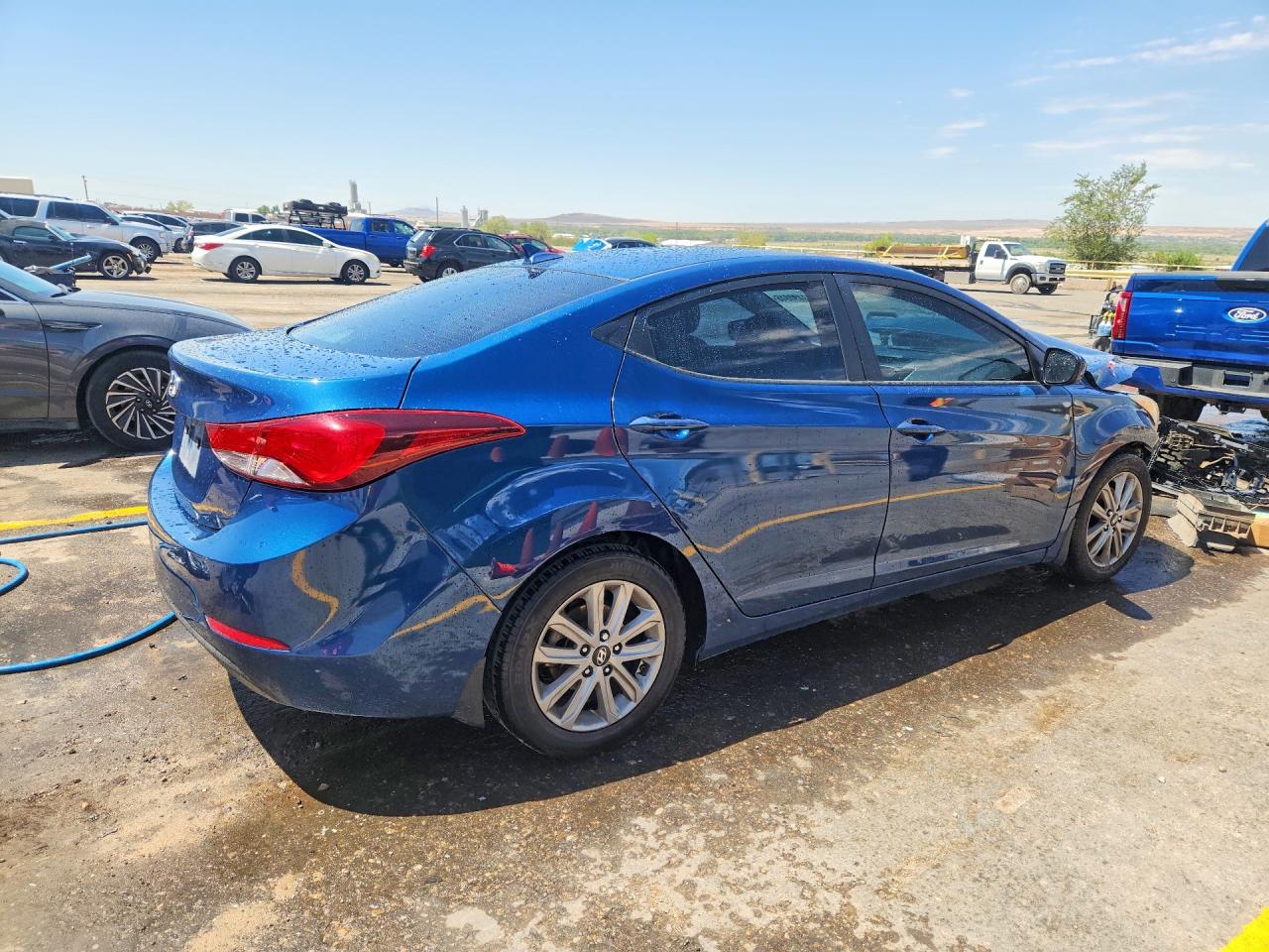 2015 Hyundai Elantra Se Blue vin: KMHDH4AEXFU357856