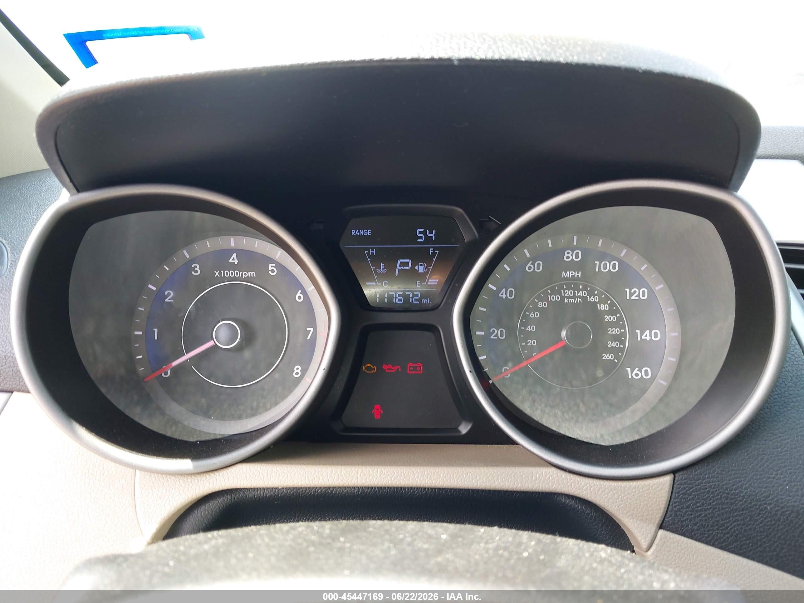 2015 Hyundai Elantra Se Blue vin: KMHDH4AEXFU358148